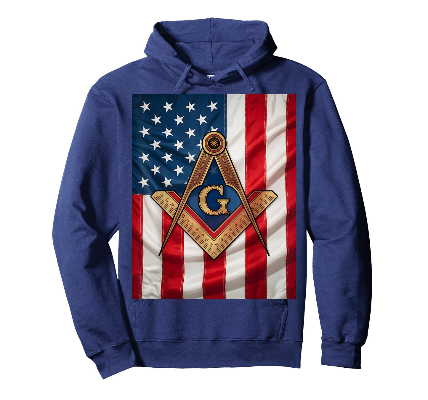 Freemason American Flag Heritage Design T-Shirt