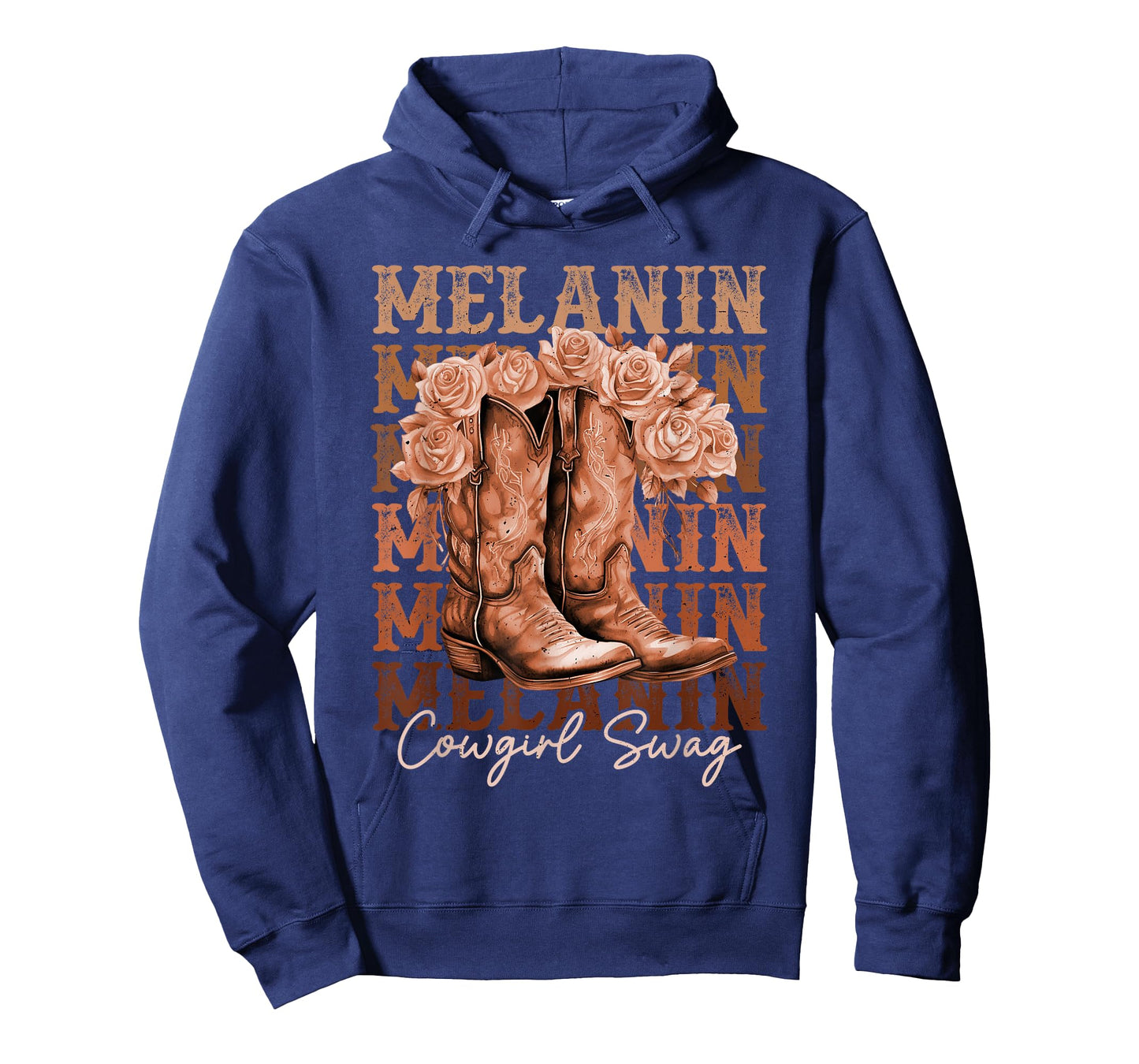Melanin Cowgirls African Melanin Cowgirl Swag Black History T-Shirt