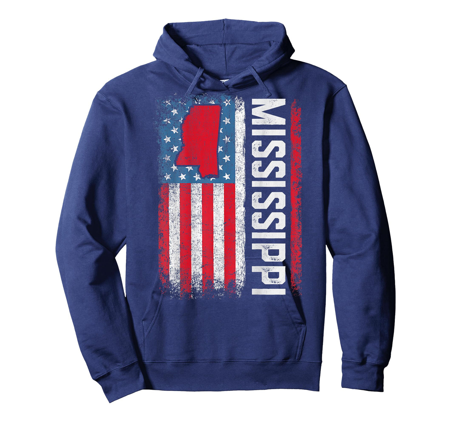 Vintage Mississippi State USA Flag Shirt Mississippi (On T-Shirt