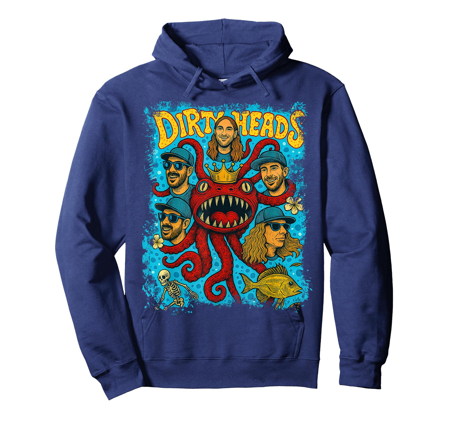 Vintage Dirty Heads in retro Funny style T-Shirt