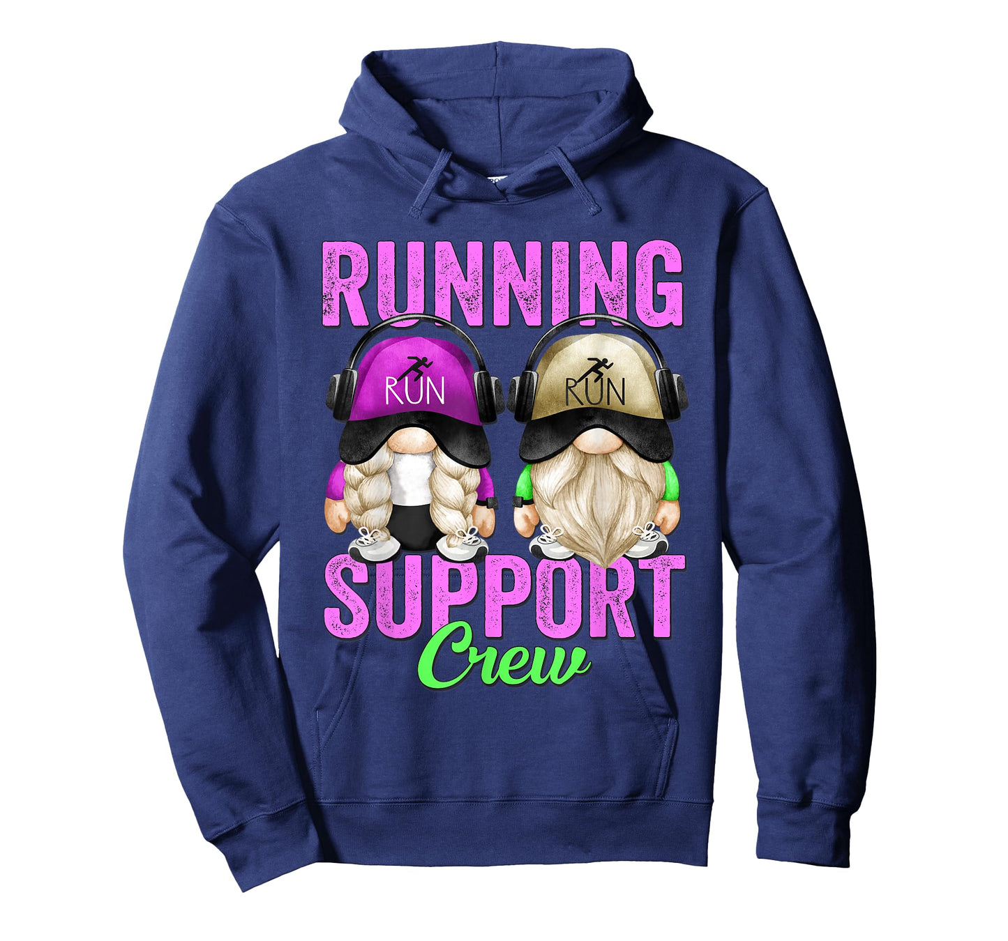 Funny Marathon Runner Gnome For Teacher Running Support Crew T-Shirt