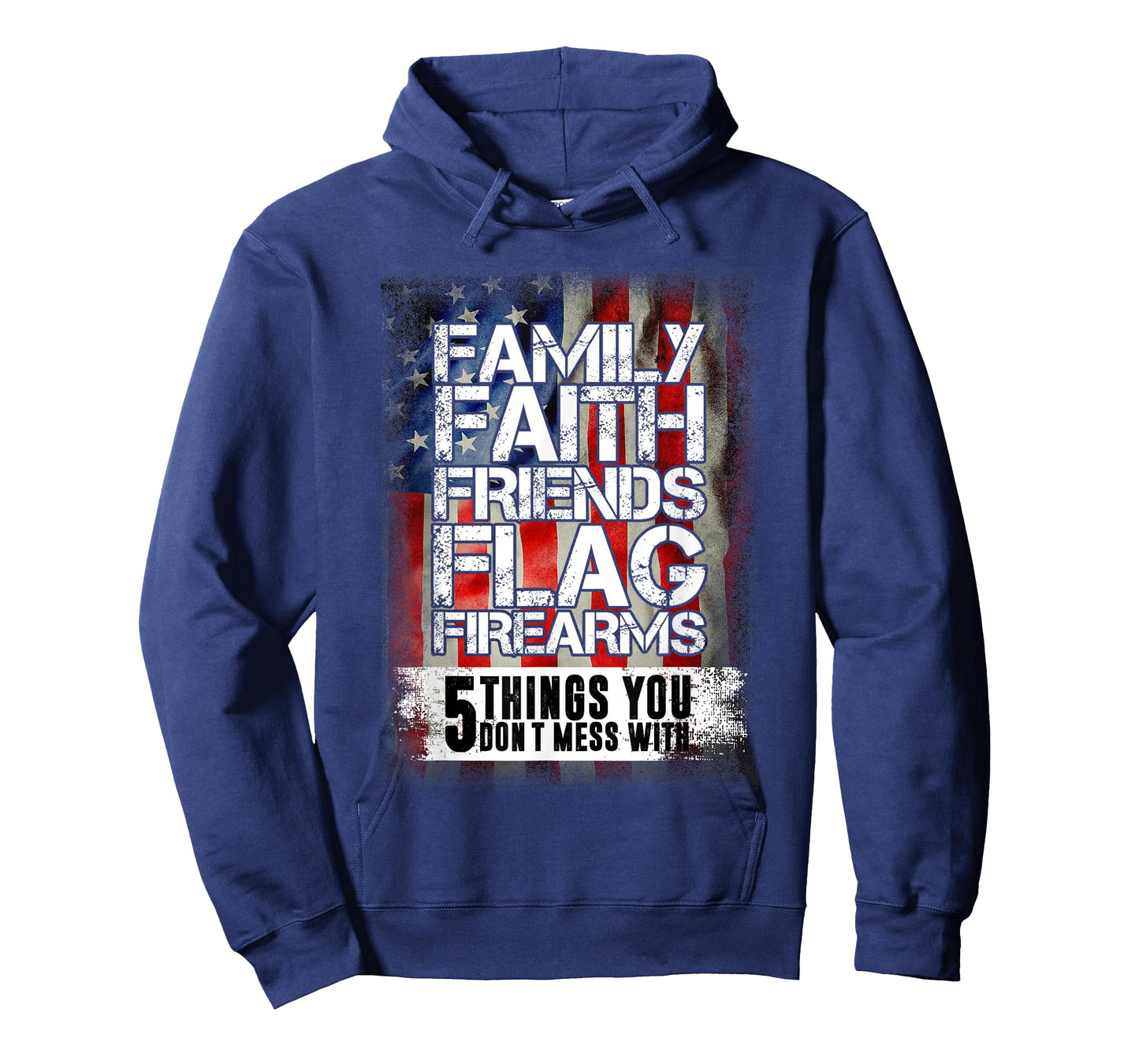 Family Faith Friends Flag Firearms Family T-Shirt