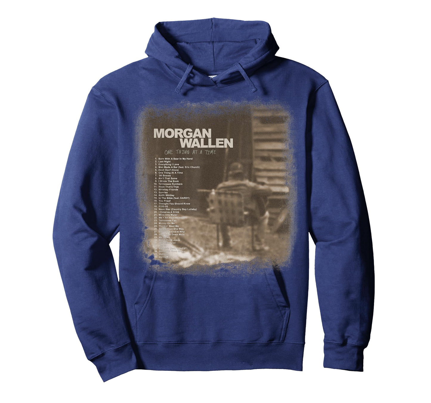 Official Morgan Wallen Tracklist T-Shirt