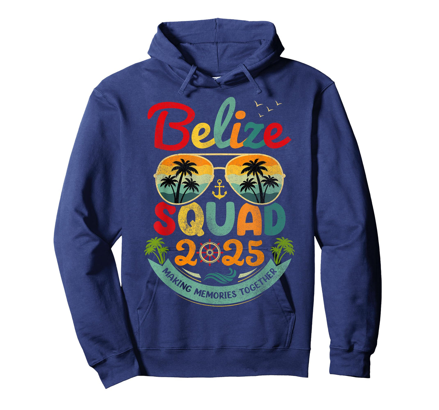Belize Squad 2025 Tropical Beach Vacation Vintage Belize T-Shirt