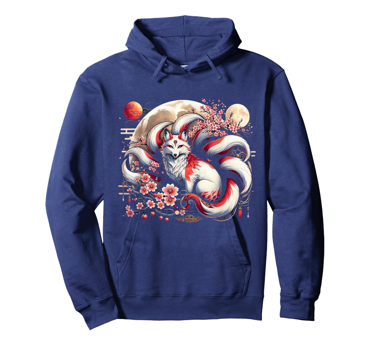 Kitsune Japanese Nine-tailed Fox With T-Shirt