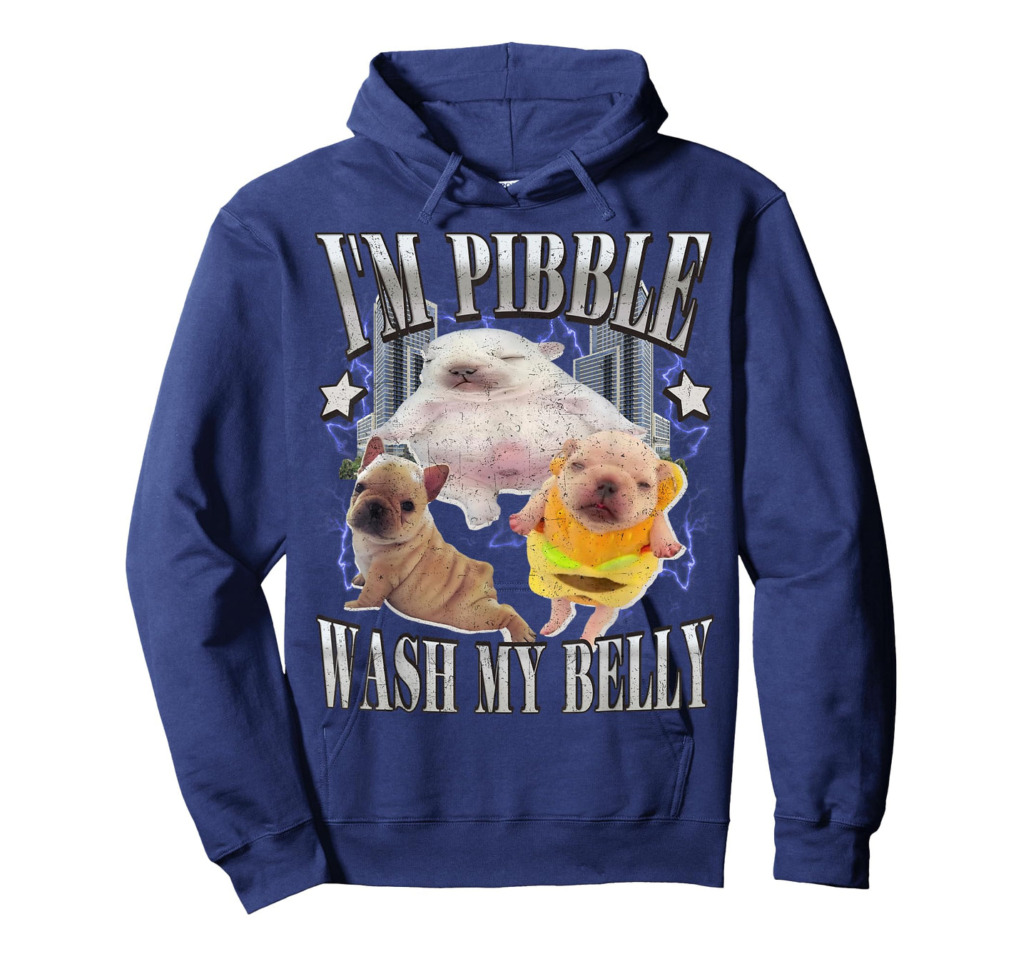 I Am Pibble Wash My Belly Funny Dog Clean My Belly Meme T-Shirt