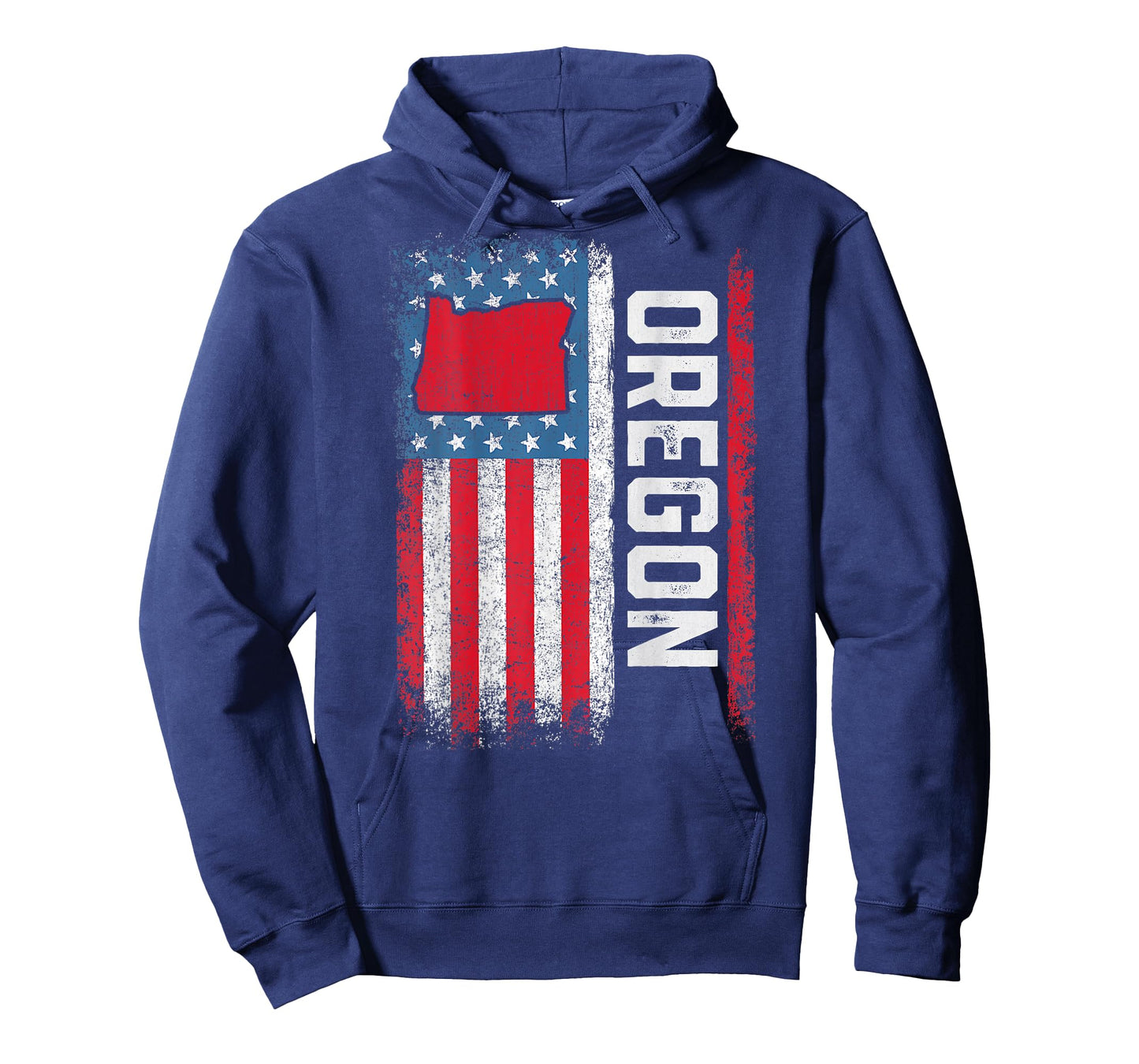 Vintage Oregon State USA Flag Shirt Oregon (On Back) T-Shirt