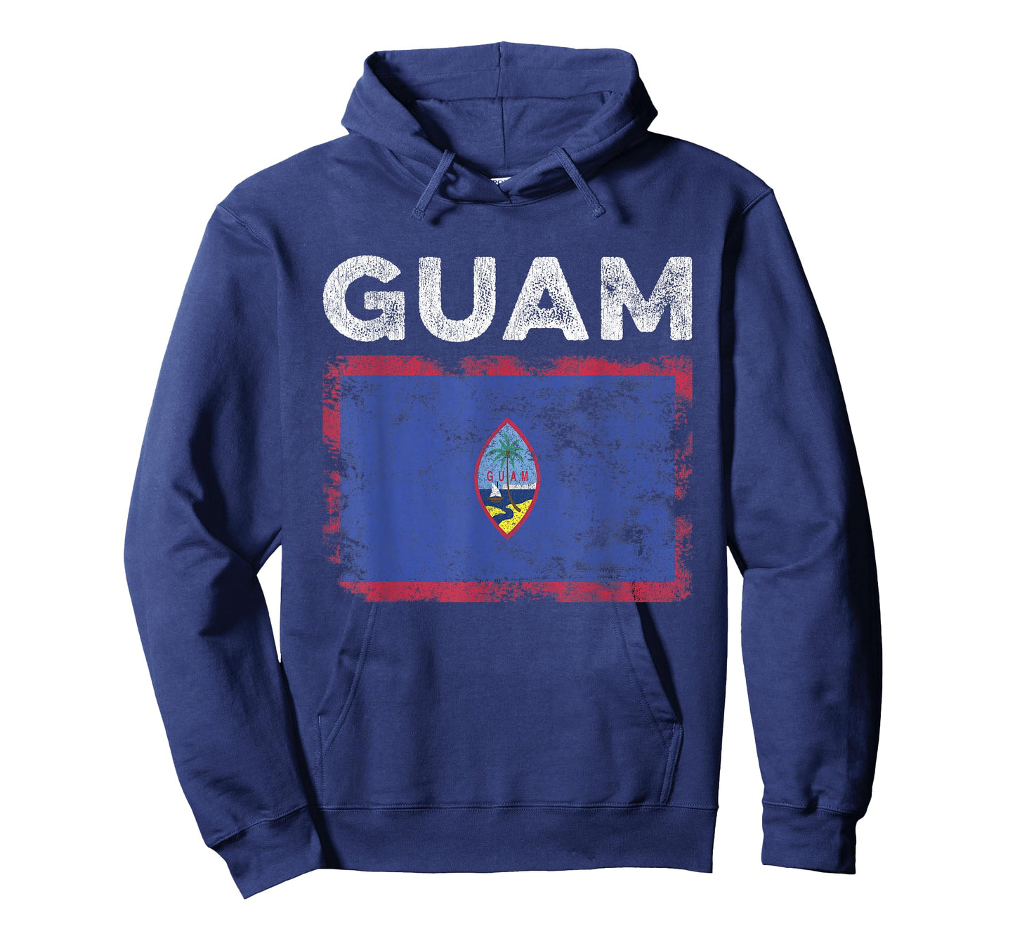 Guam Flag Distressed - Men Women Kids - Guamanian Flag T-Shirt