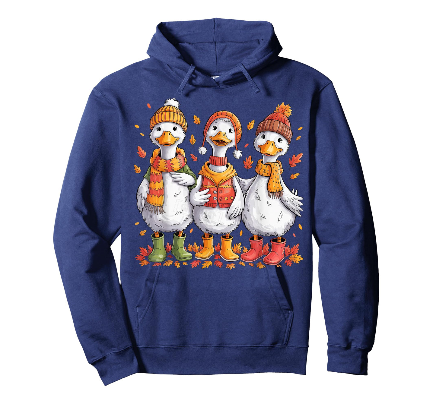 Just A Cozy Goose Fall Vibes Autumn Pumpkin Funny Cozy Goose T-Shirt