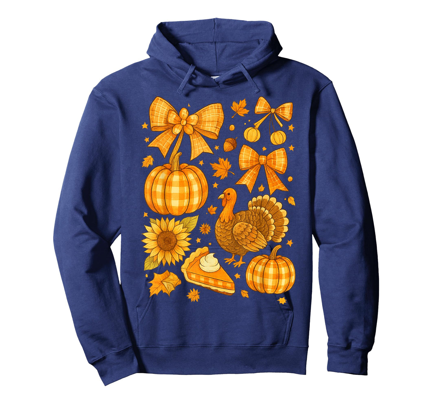 Preppy Thanksgiving Vintage Boho Floral Fall Vibes Autumn T-Shirt