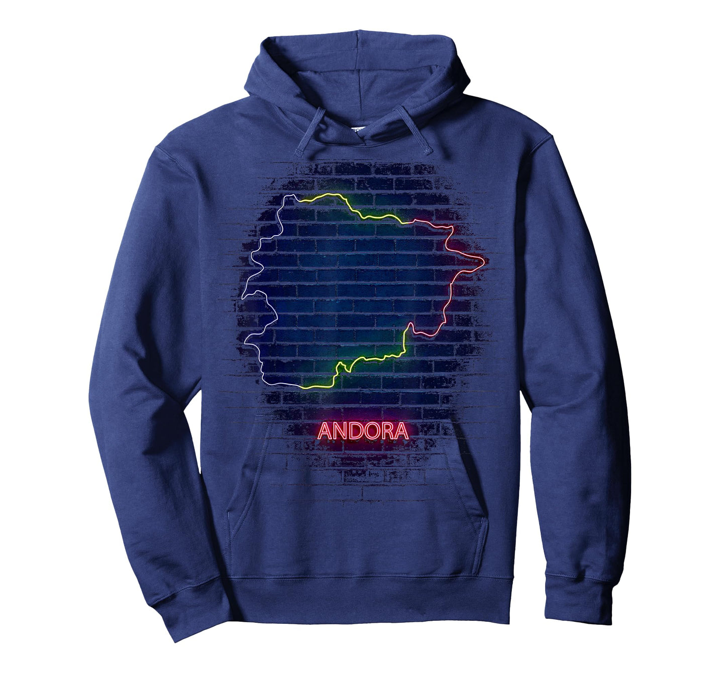 ANDORA country outlline Flag T-Shirt