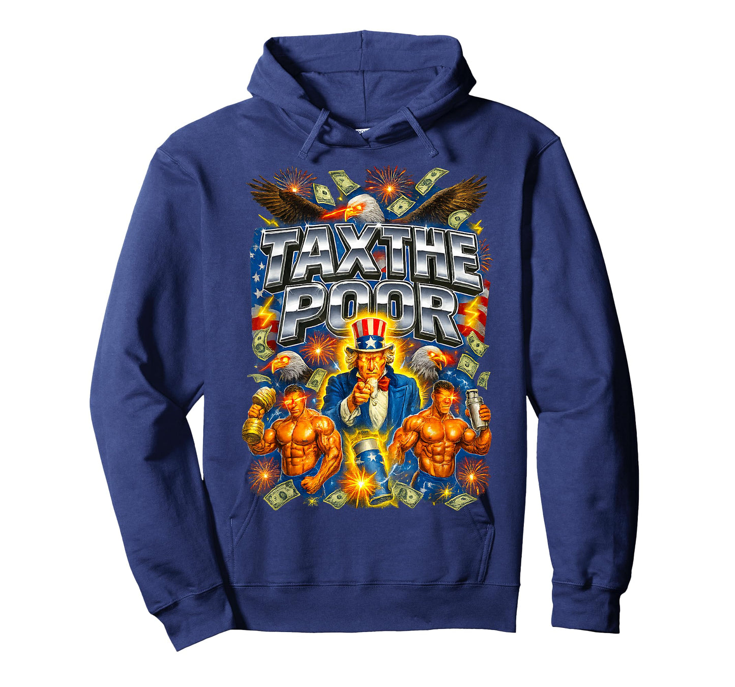 Funny Tax The Poor Ironic Patriot Sigma Bootleg Meme T-Shirt
