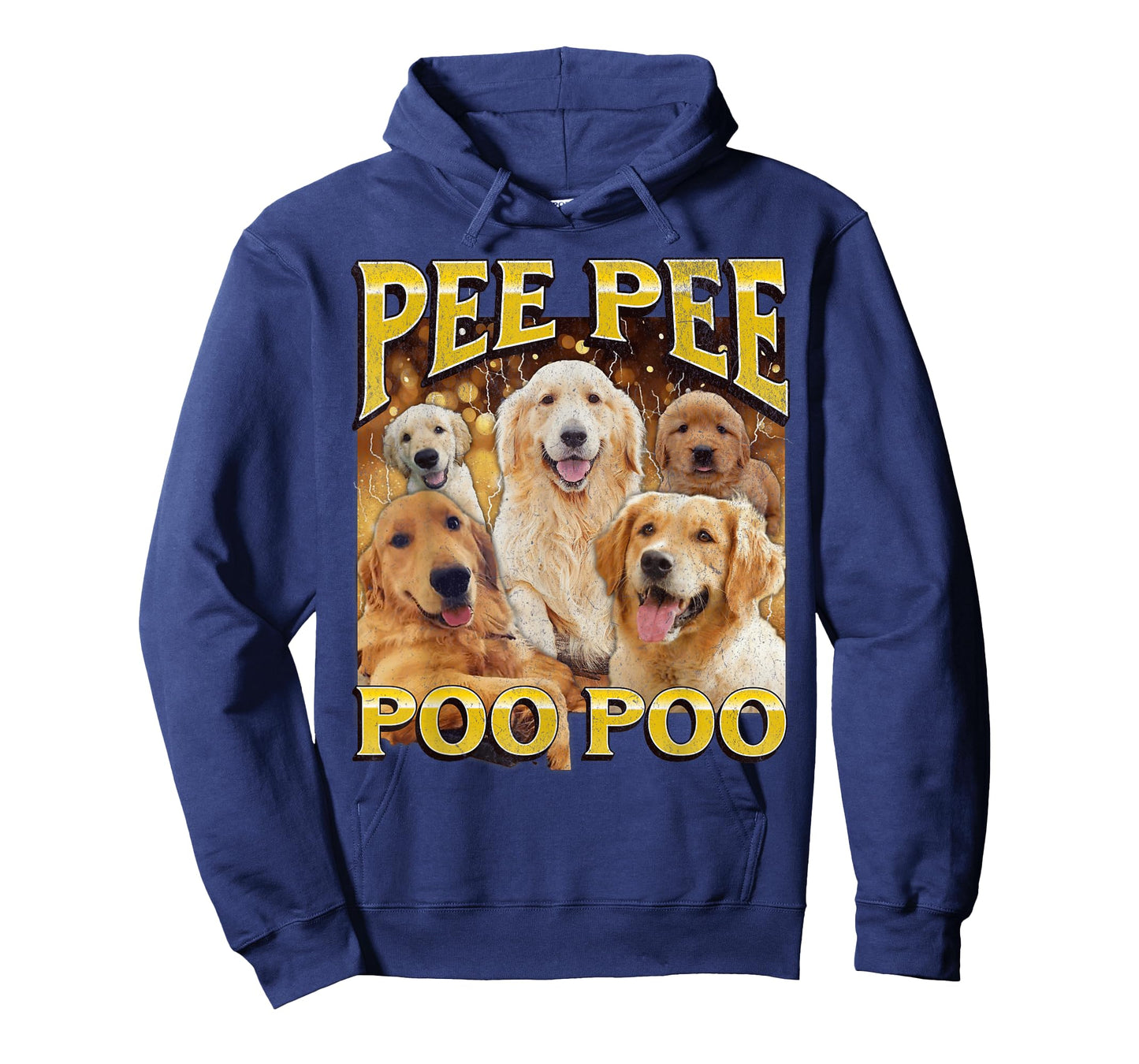 Pee Pee Poo Poo Funny Dog Meme Bootleg Graphic Men Women T-Shirt