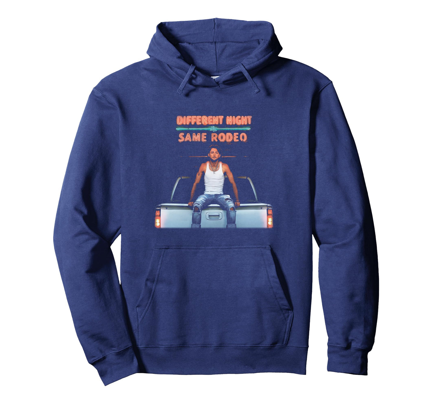 Bailey Zimmerman Different Night Same Rodeo Album Pullover Hoodie