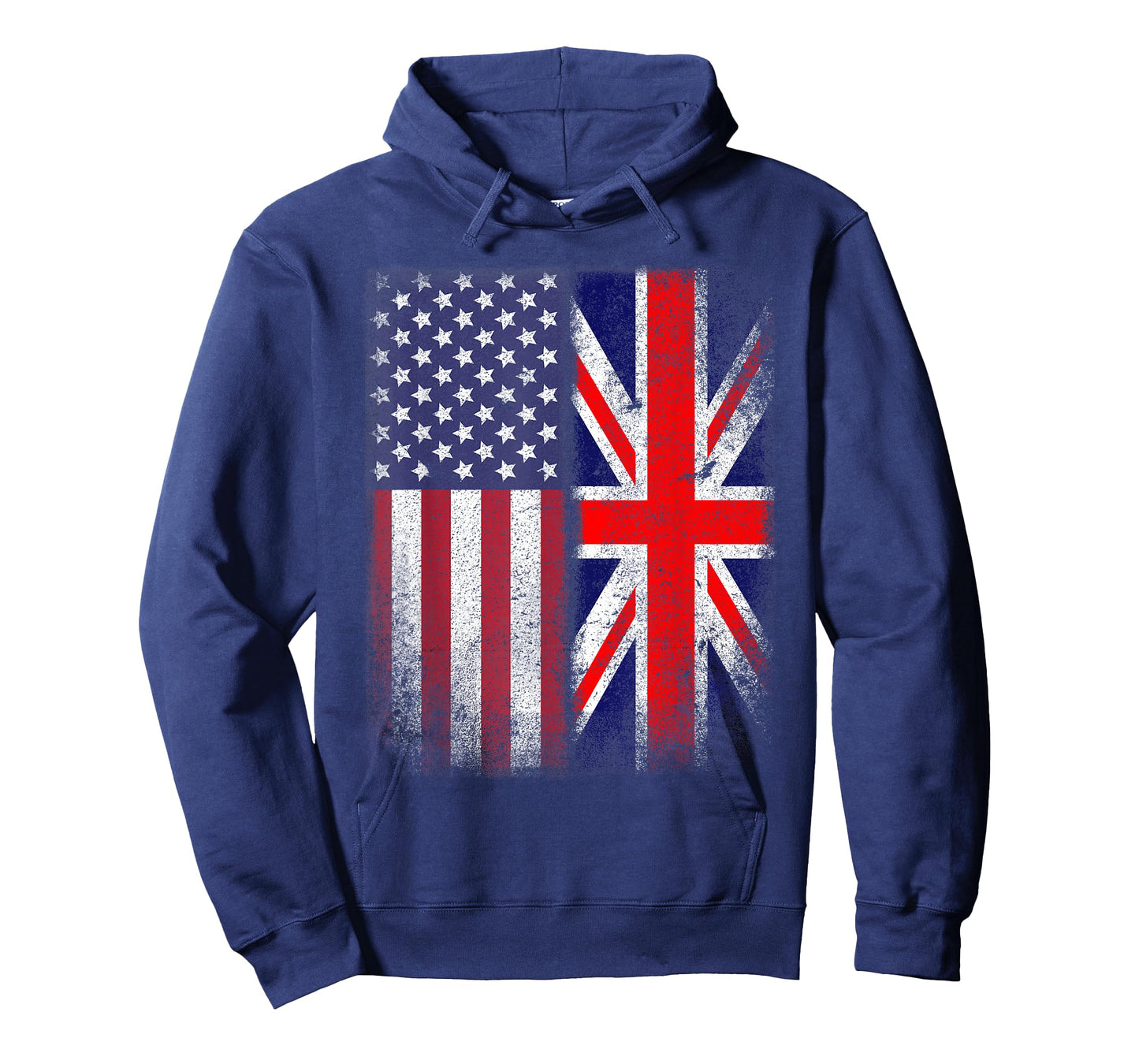British American Flag Union Jack England Usa T-Shirt