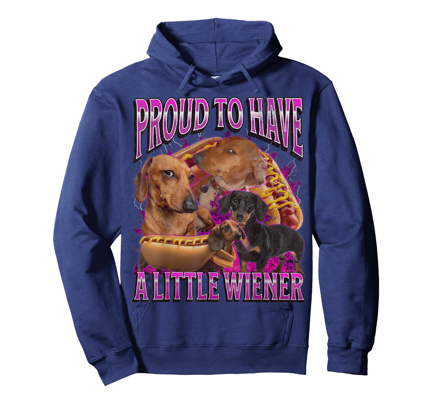 Proud To Have A Little Wiener Funny Offensive Dachshund T-Shirt
