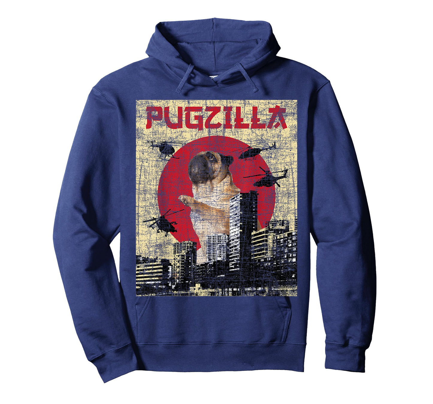 Pugzilla - Dog Lover Puppy Trainer Animal Pet Breeder T-Shirt