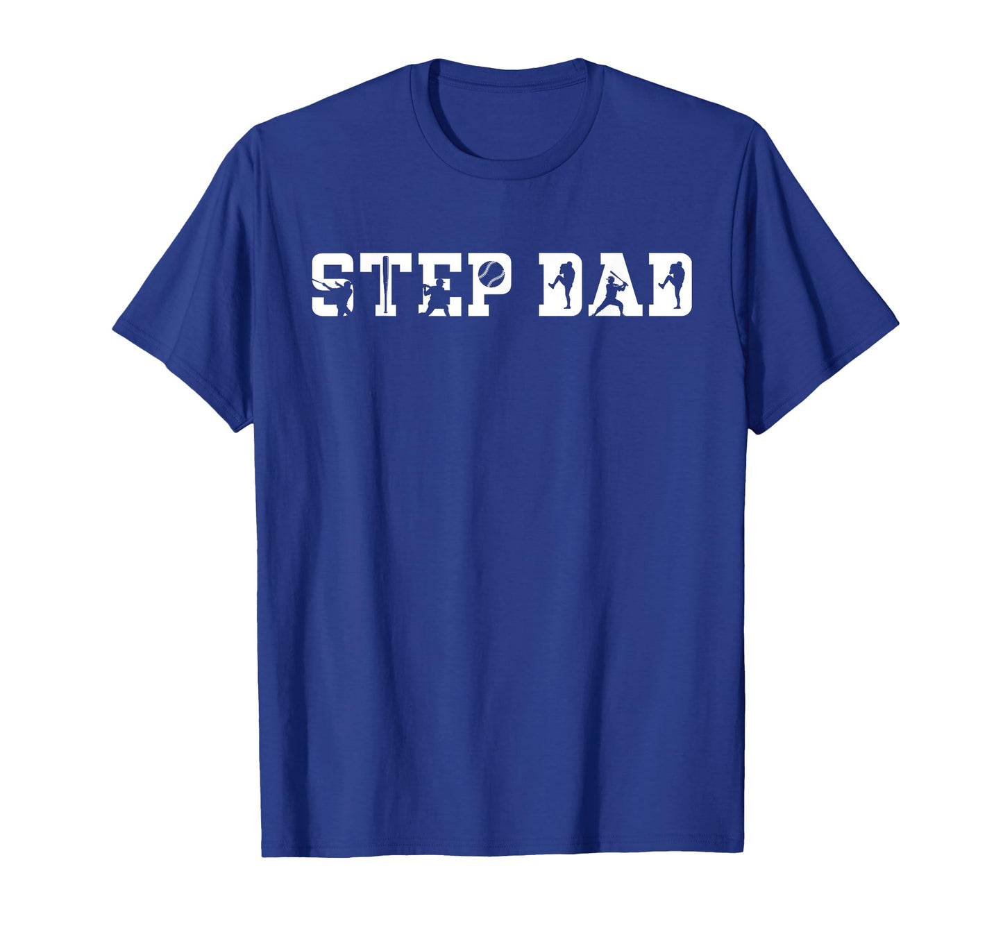 Step Dad Proud Baseball Stepdad Baseball Player Step Father T-Shirt