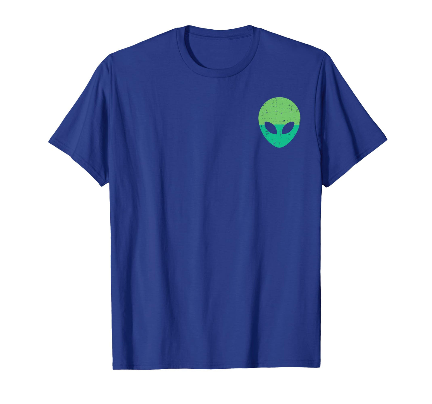 Alien Face Head Pocket UFO Extraterrestrial Men Women Kids T-Shirt