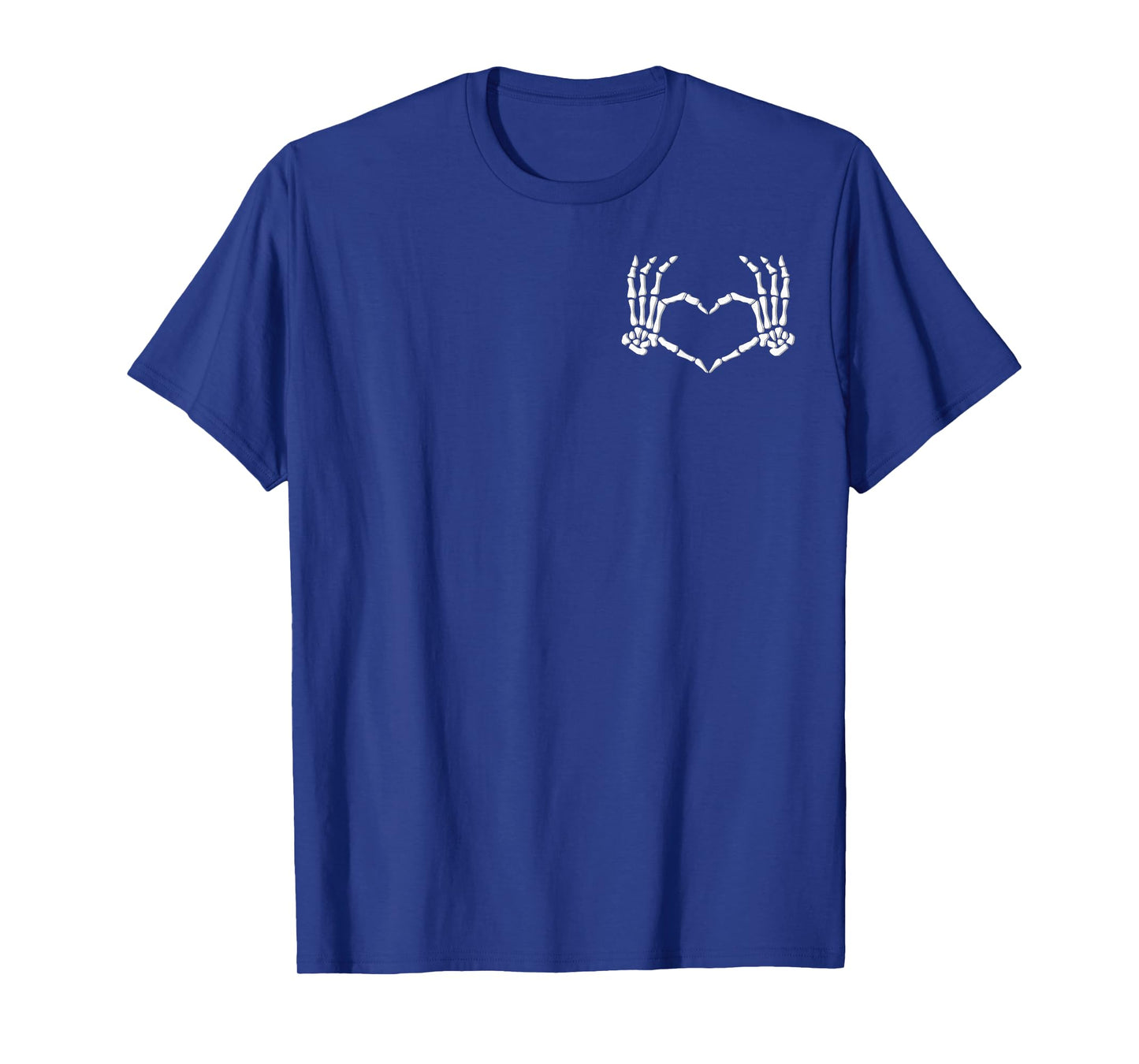 Skeleton Hands Heart Halloween Costume men women Girls T-Shirt