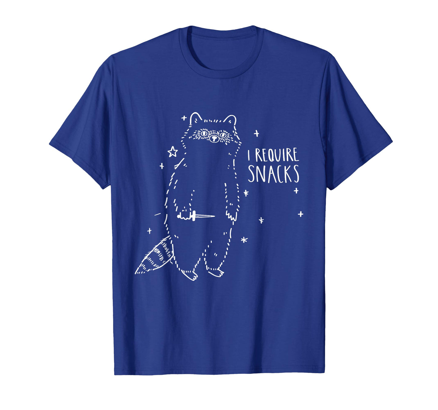 I Require Snacks Raccoon T-Shirt