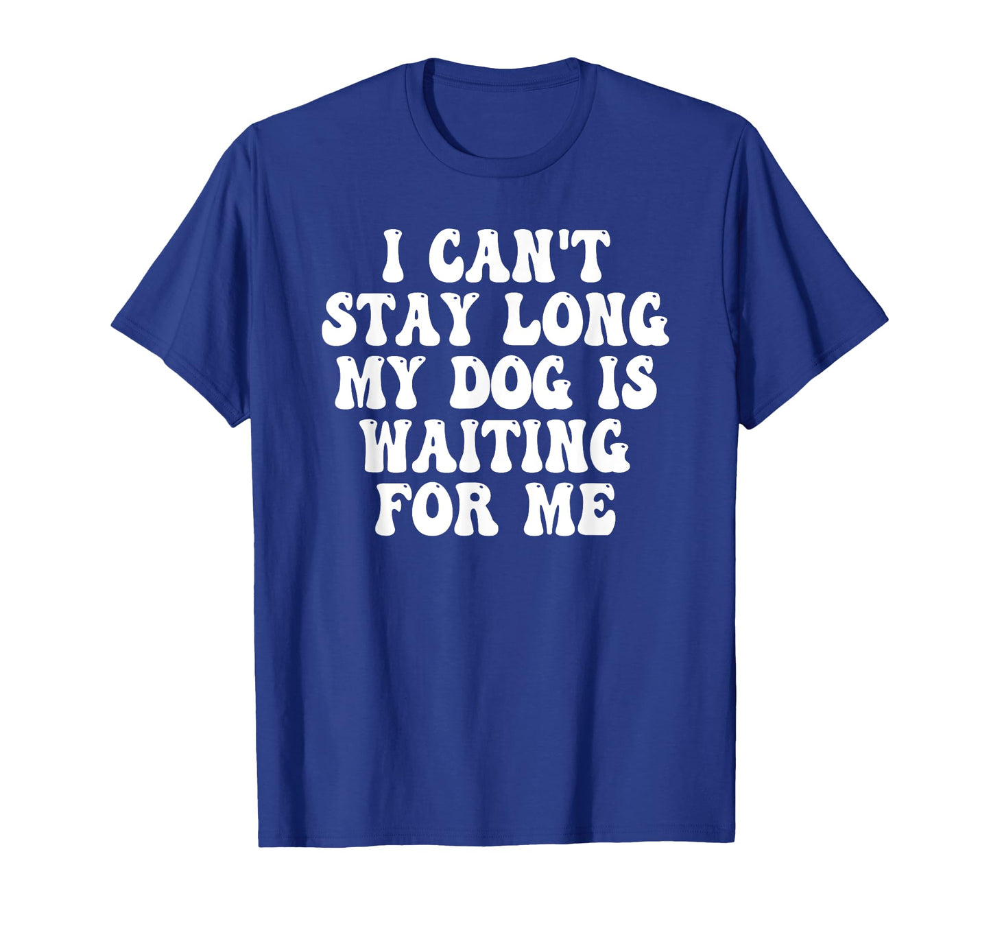 I Can't Stay Long My Dog Is Waiting For Me T-Shirt