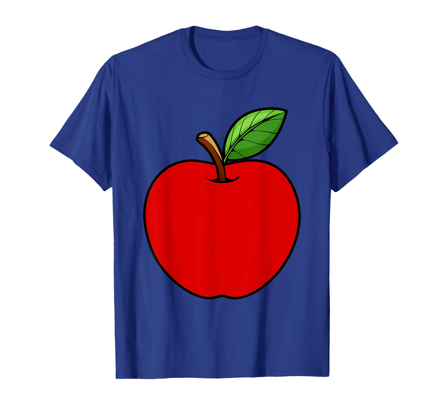 Cute Red Apple Design For Men Women Kids Adult Apple Fruit T-Shirt