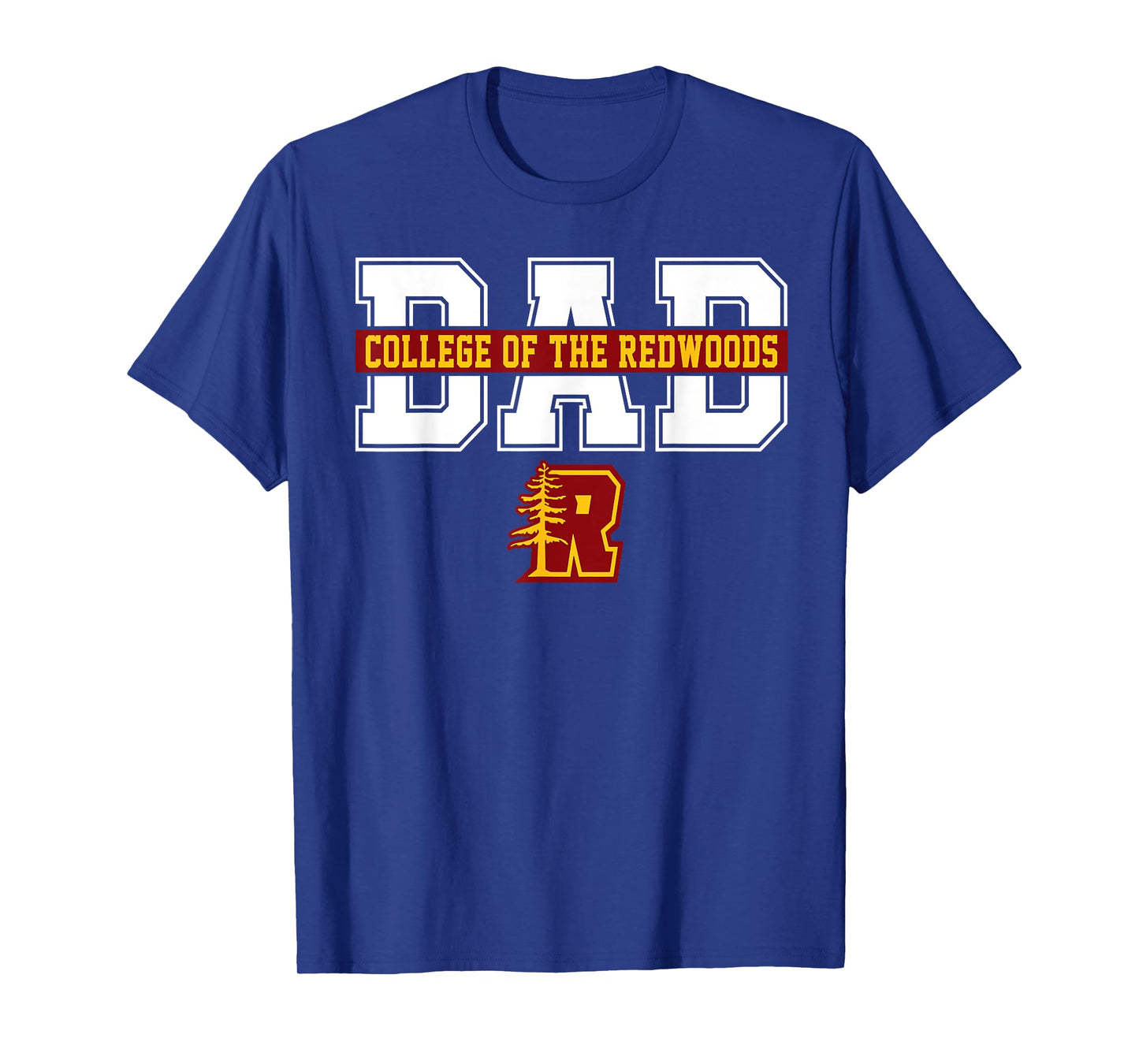 College of the Redwoods Dad Father Arch Vintage Design Men T-Shirt