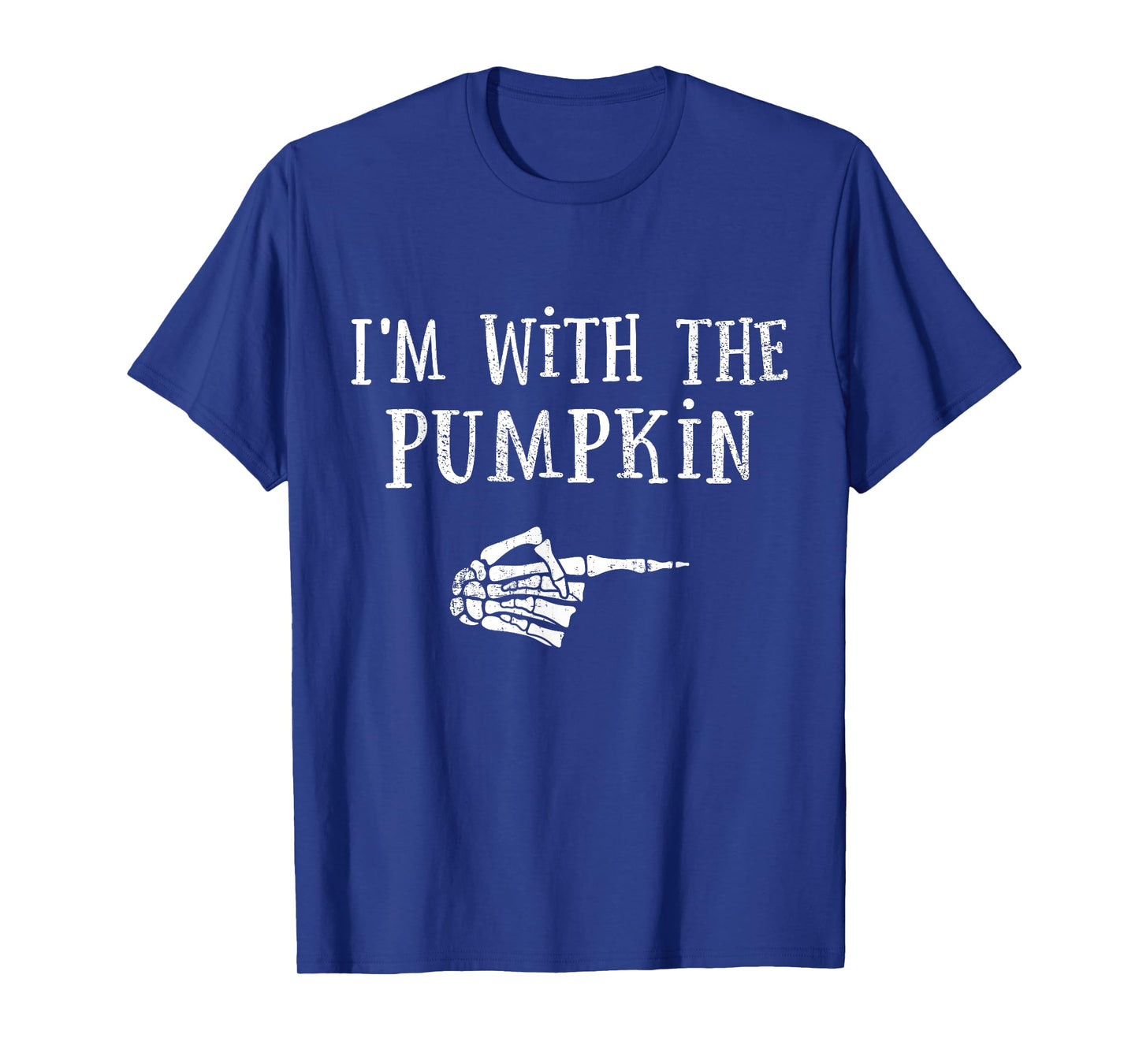 Im with pumpkin matching partner couple costume halloween T-Shirt