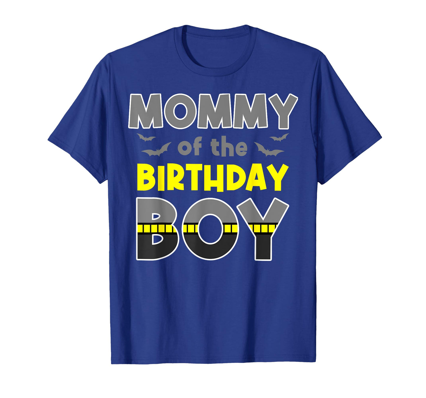 Mommy Of The Birthday Boy Bat Family Party Theme Boys Gift T-Shirt