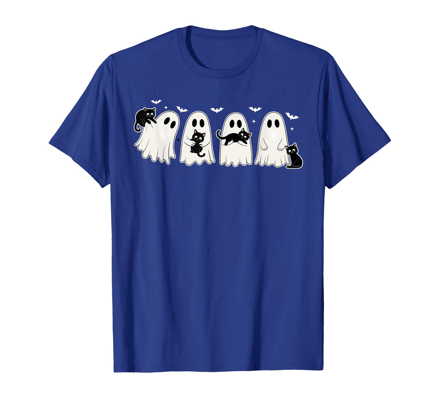 Black Cats in Ghost Costume Kitty Cat Lover Halloween Cat T-Shirt