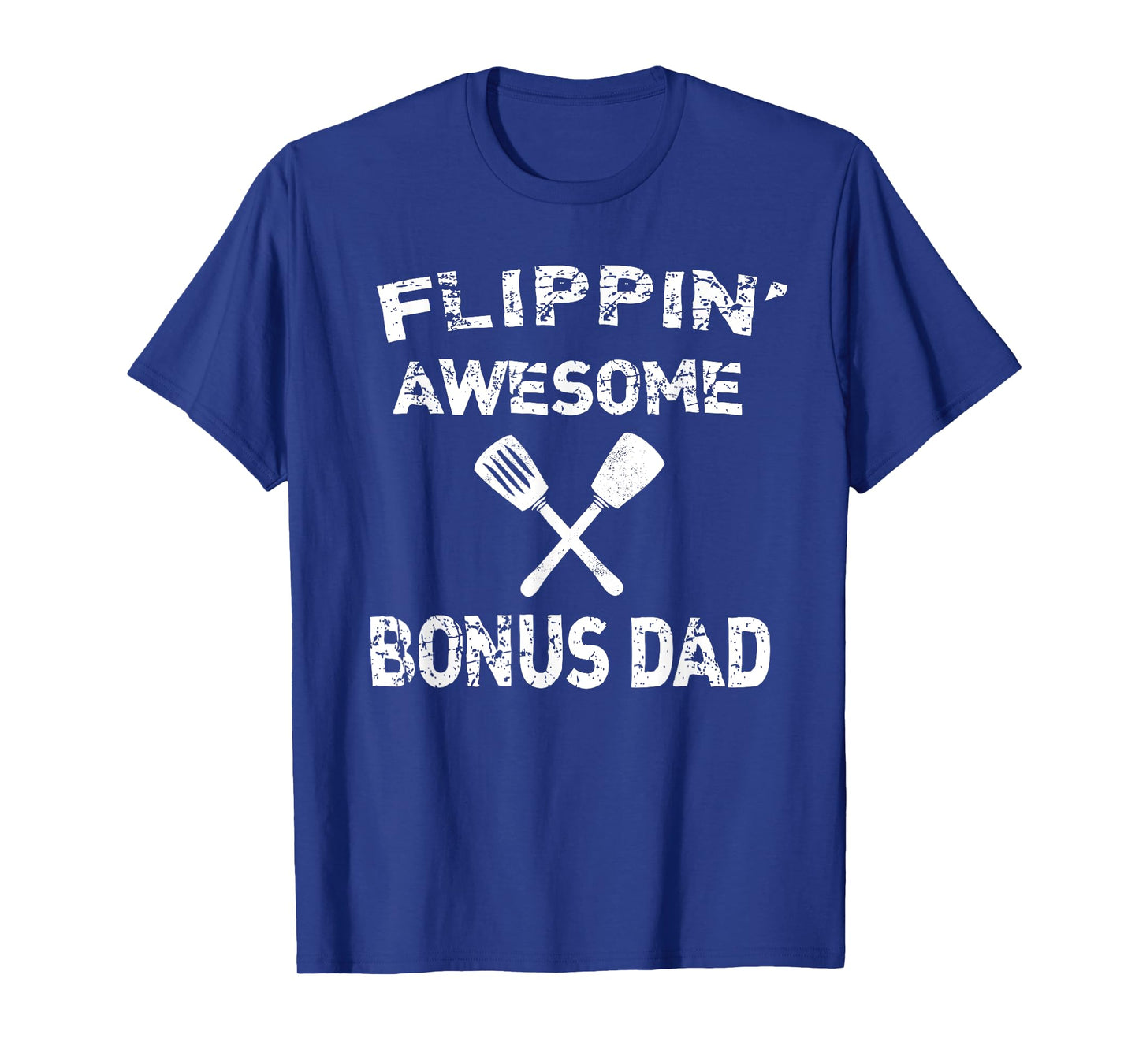 Flippin' Awesome Bonus Dad Cooking Grilling BBQ Chef Stepdad T-Shirt
