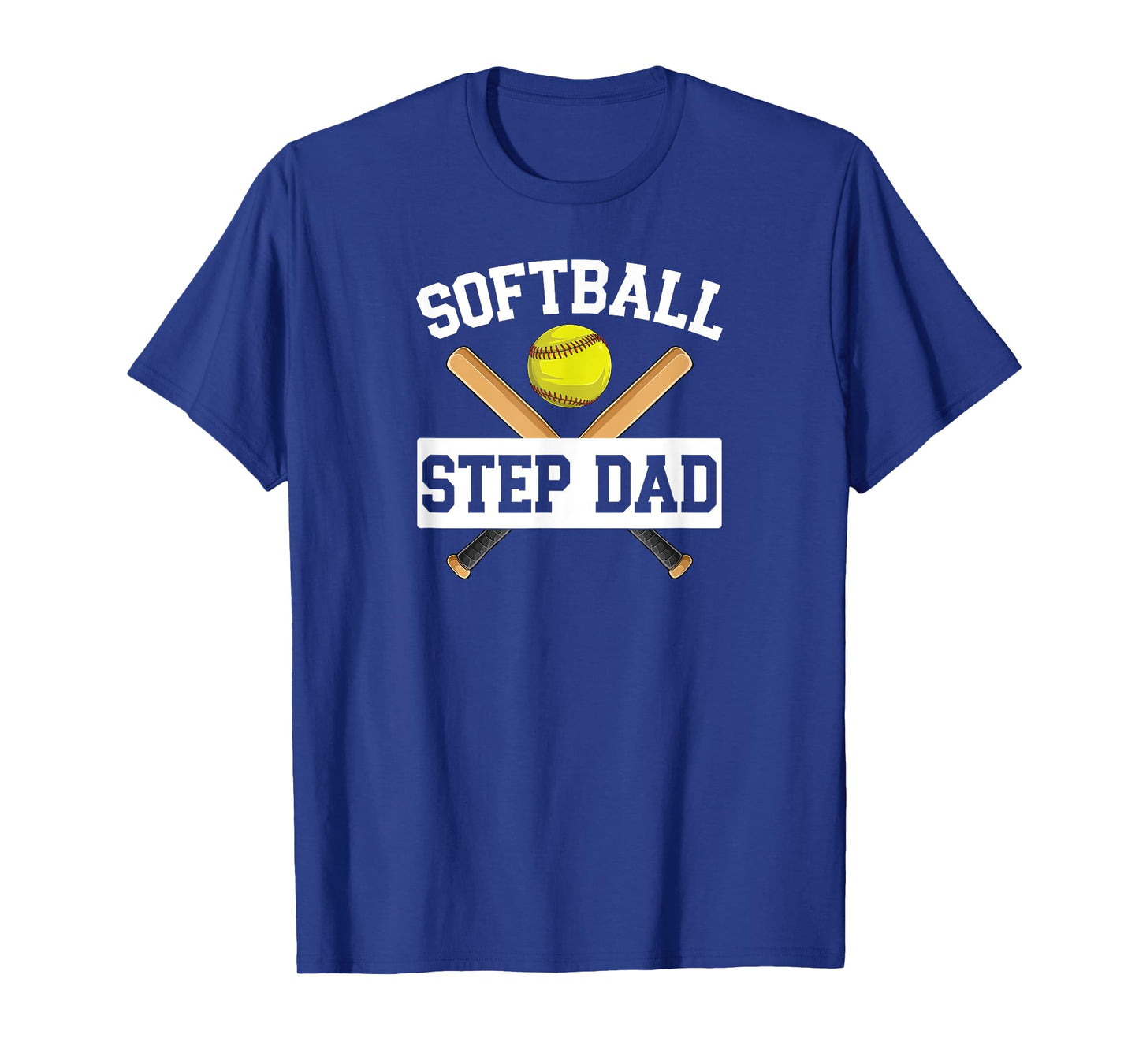 Softball Step Dad Of A Softball Player Stepdad T-Shirt