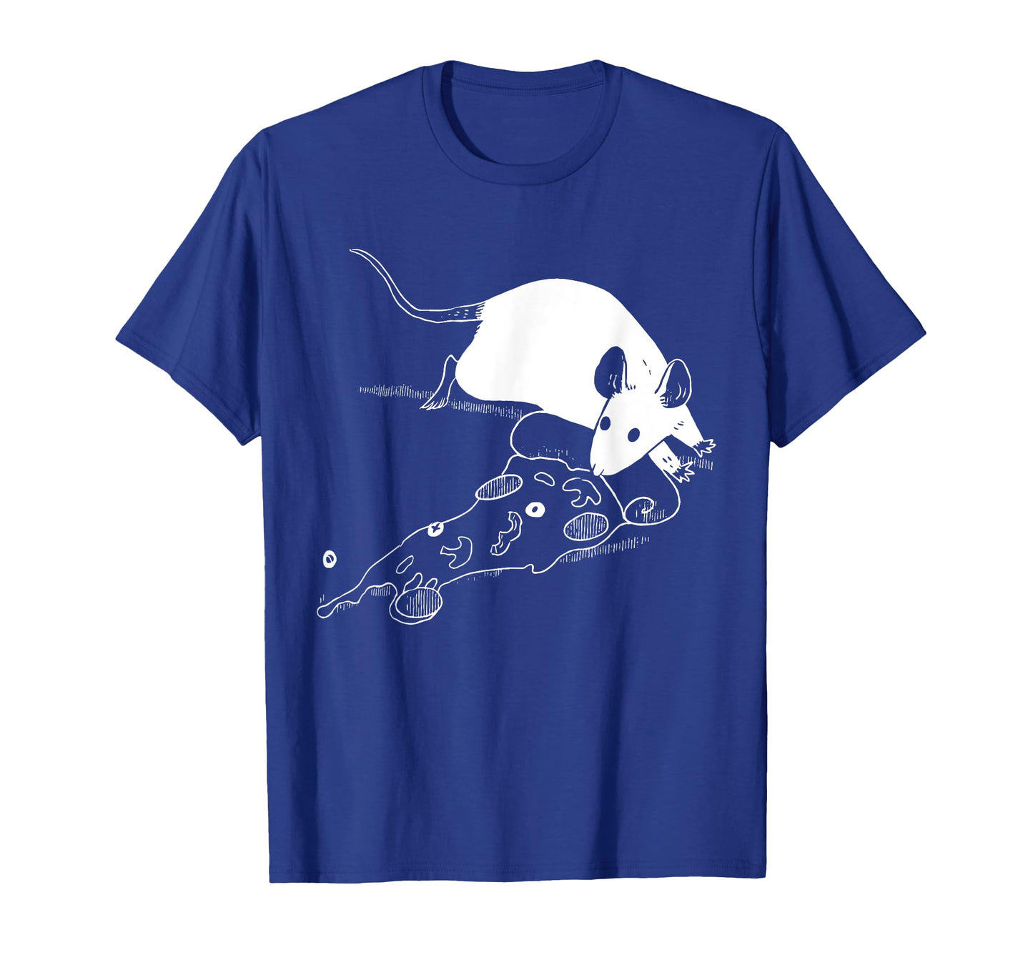 Rat Pizza Funny Costume Rat Lover Rat Tee Womens Mens T-Shirt