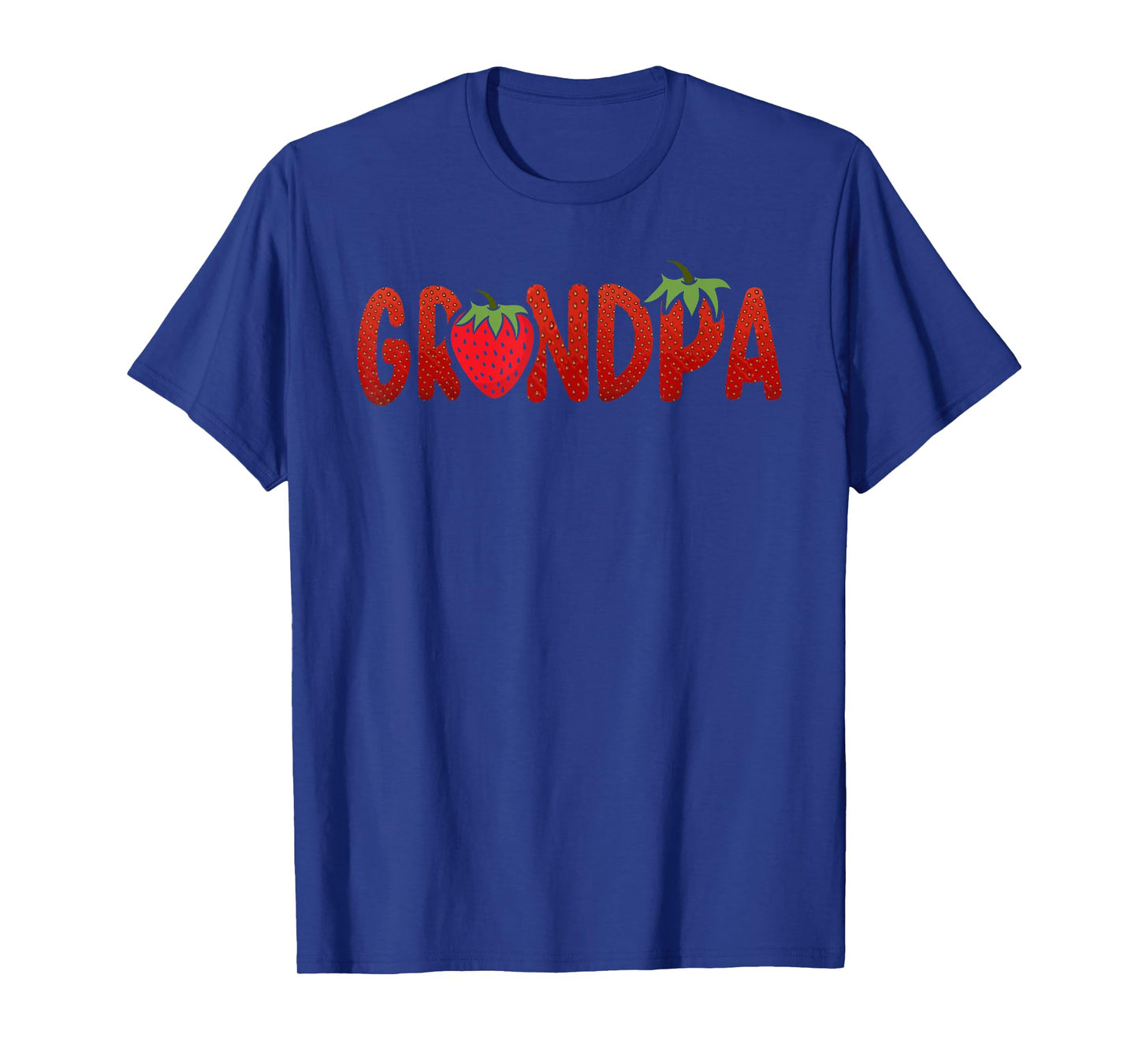 Funny Grandpa Strawberry Summer Fruit - Great Father's Day T-Shirt