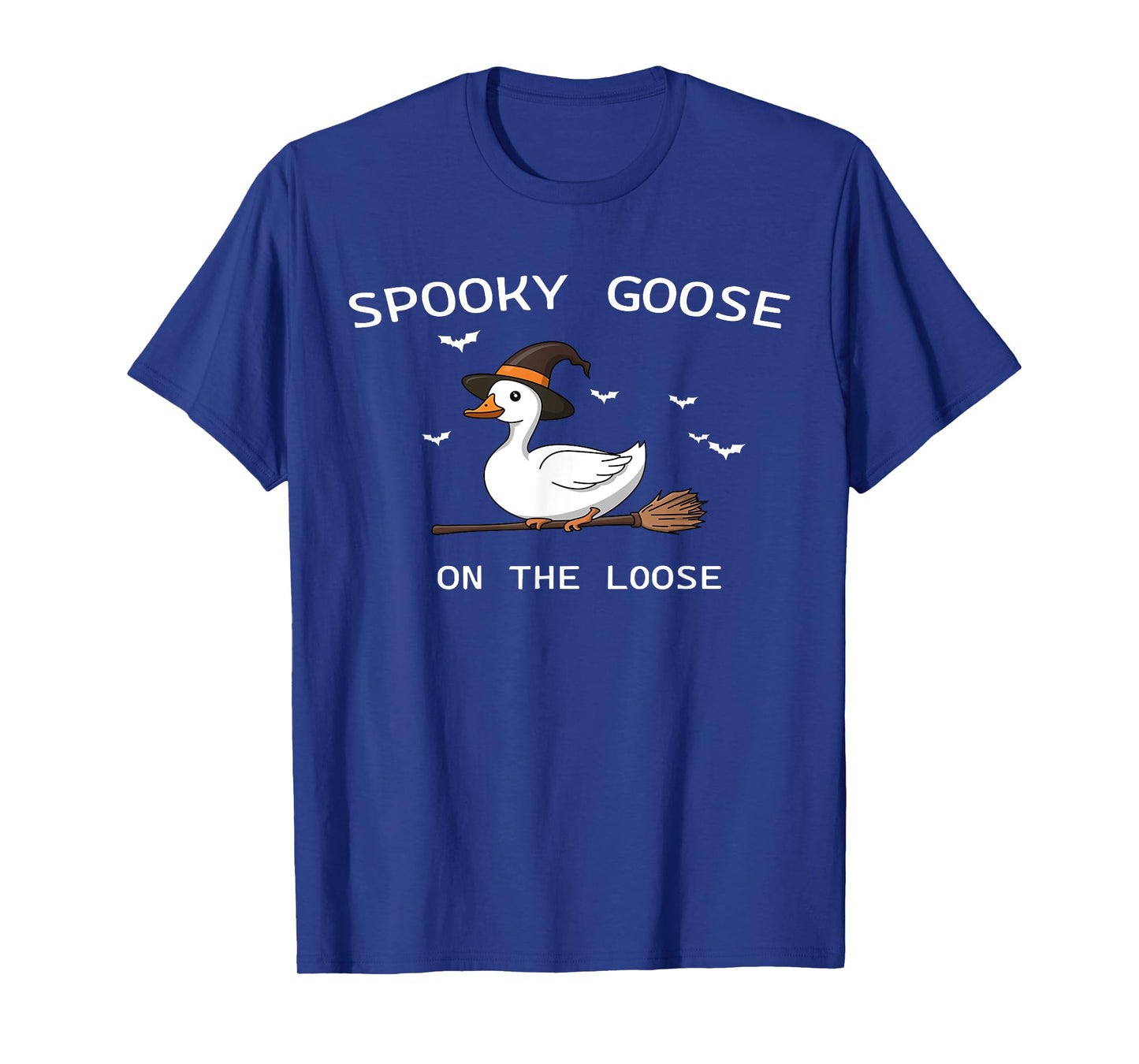 Spooky Goose on the Loose Halloween Goose Witch Goose Lover T-Shirt