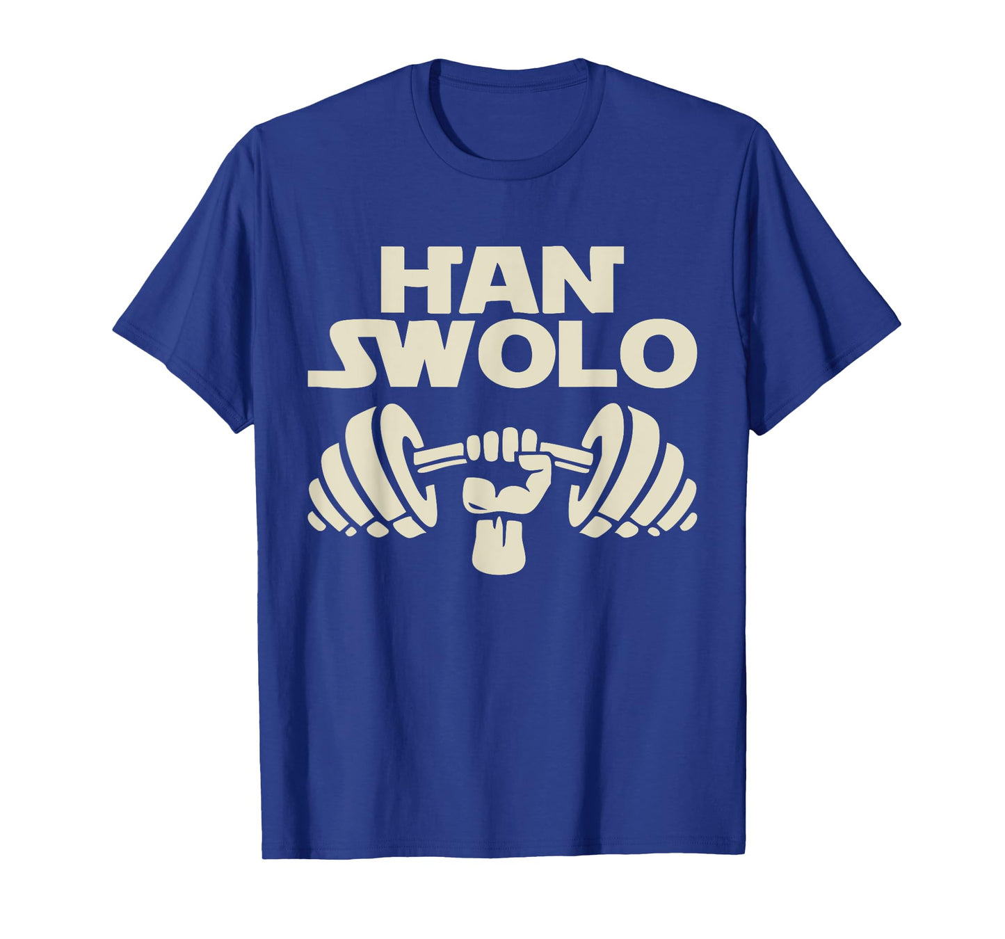 Han Swolo Gym Weightlifting, Bodybuilding Funny T-Shirt