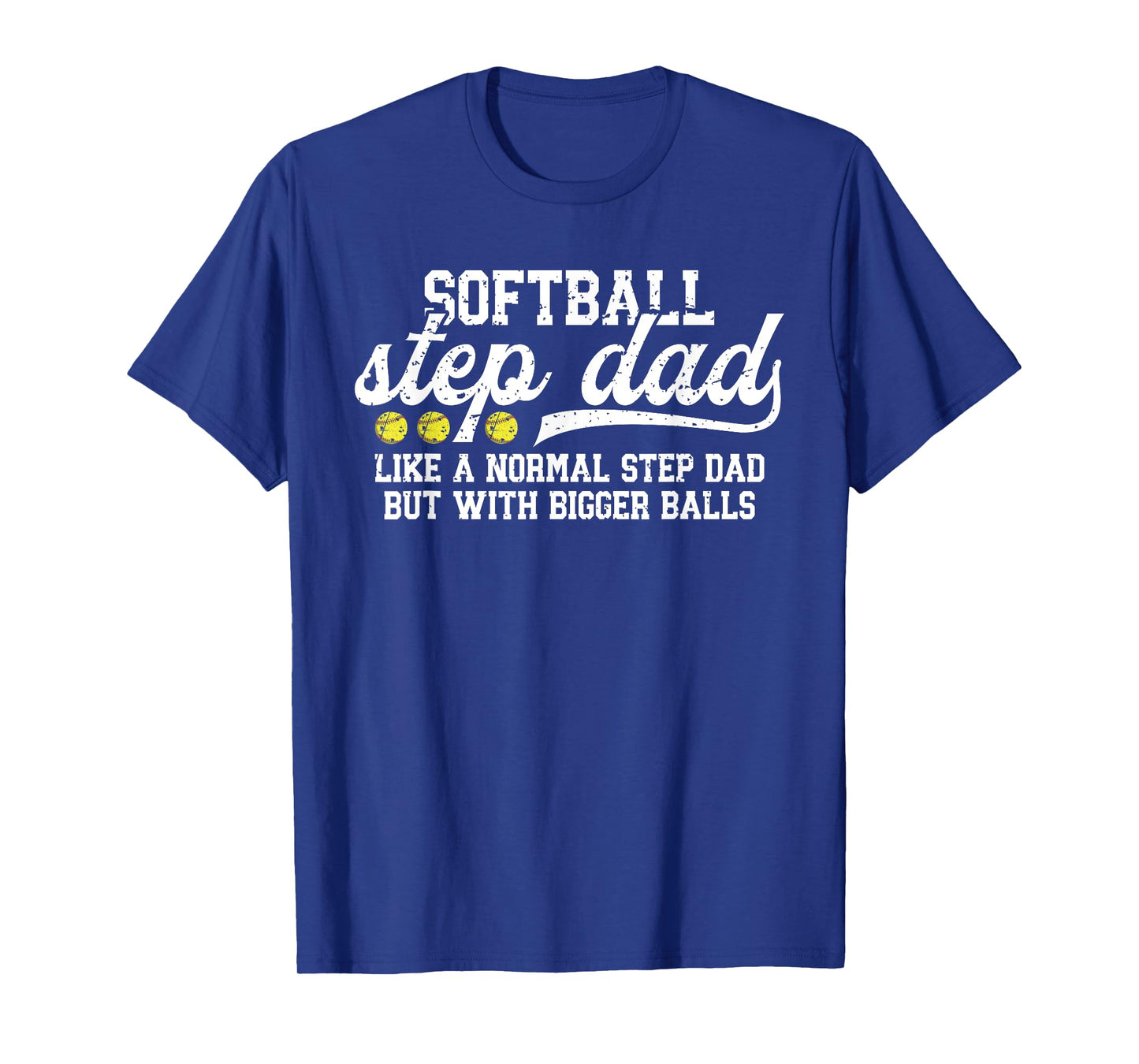 Softball Step Dad Funny Stepdad Of A Softball Player T-Shirt