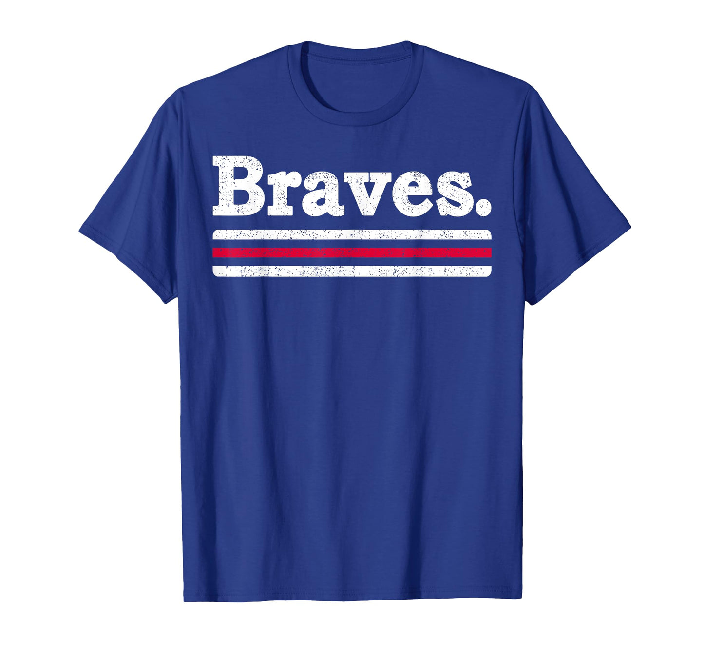 Vintage Braves Retro Three Stripes Weathered Shirt Men Women T-Shirt