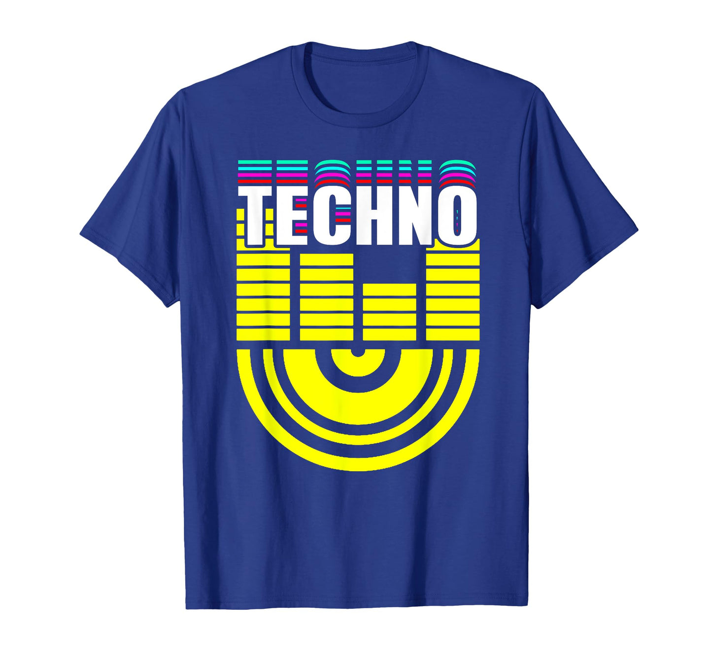 Techno Equalizer Waves Club Culture Energy T-Shirt