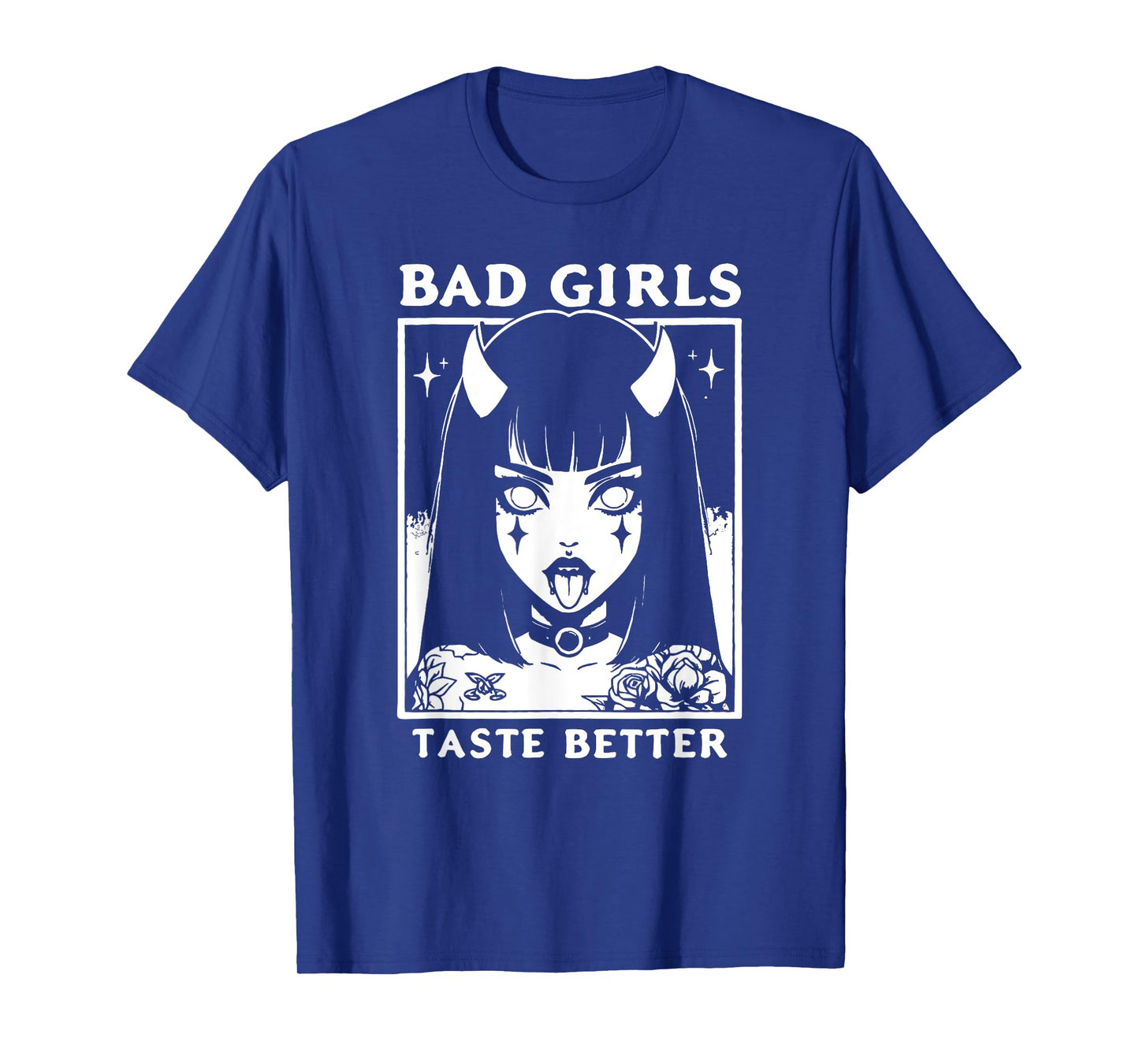 Vintage Bad Girls Taste Better Tattoos Lovers For Women T-Shirt