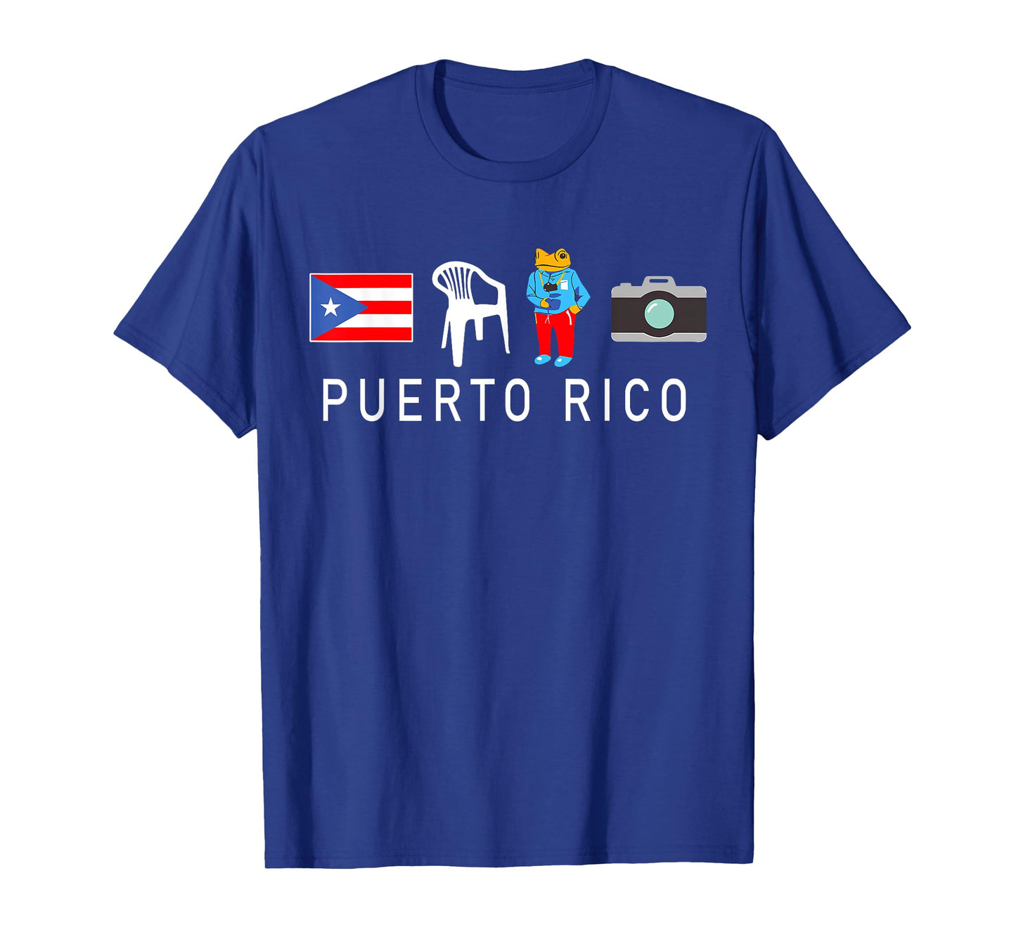 Más Fotos Puerto Rico Frog Concho For Men Women T-Shirt
