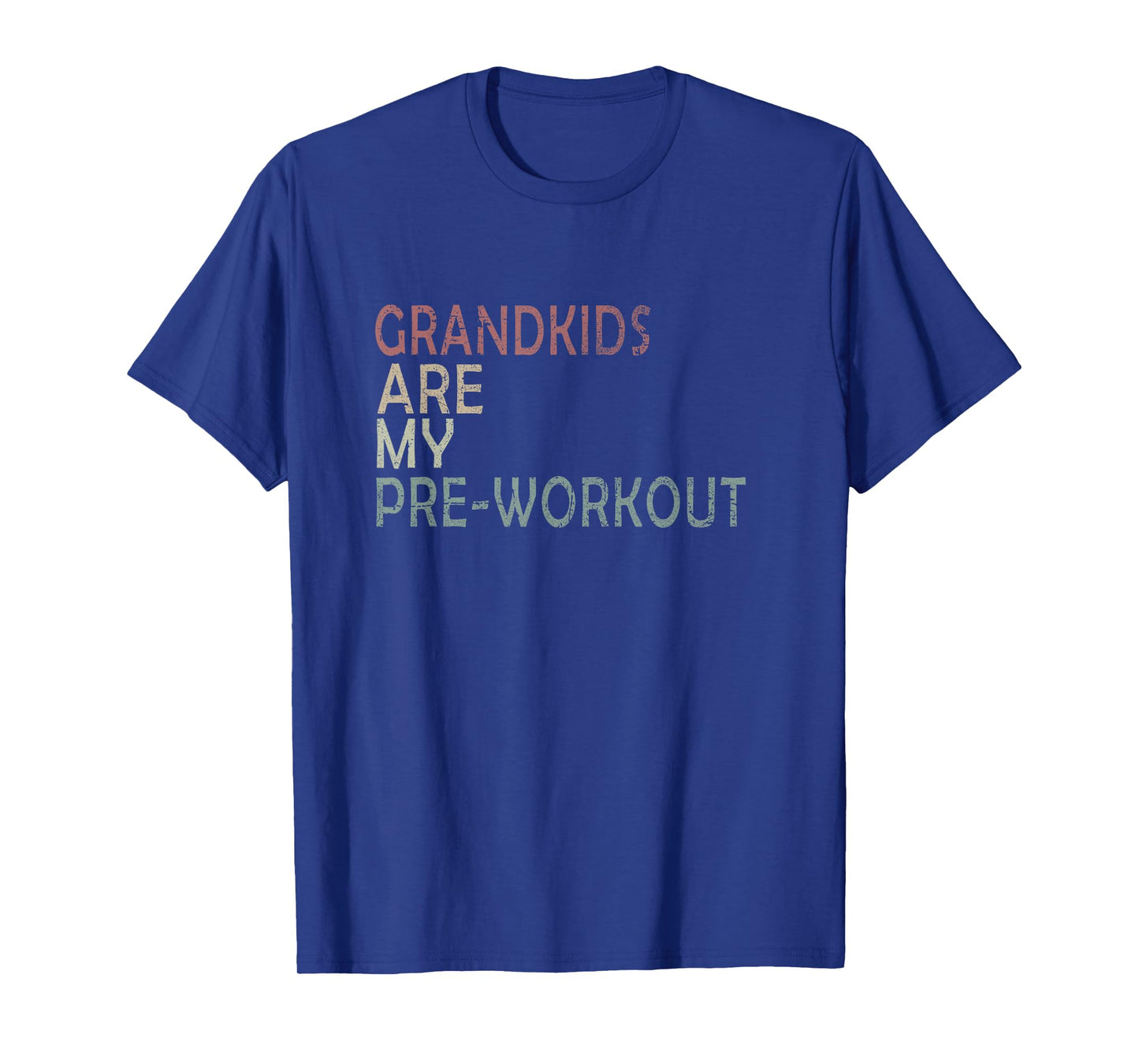 GRANDKIDS ARE MY PRE-WORKOUT Fitness Nana VINTAGE GYM T-Shirt