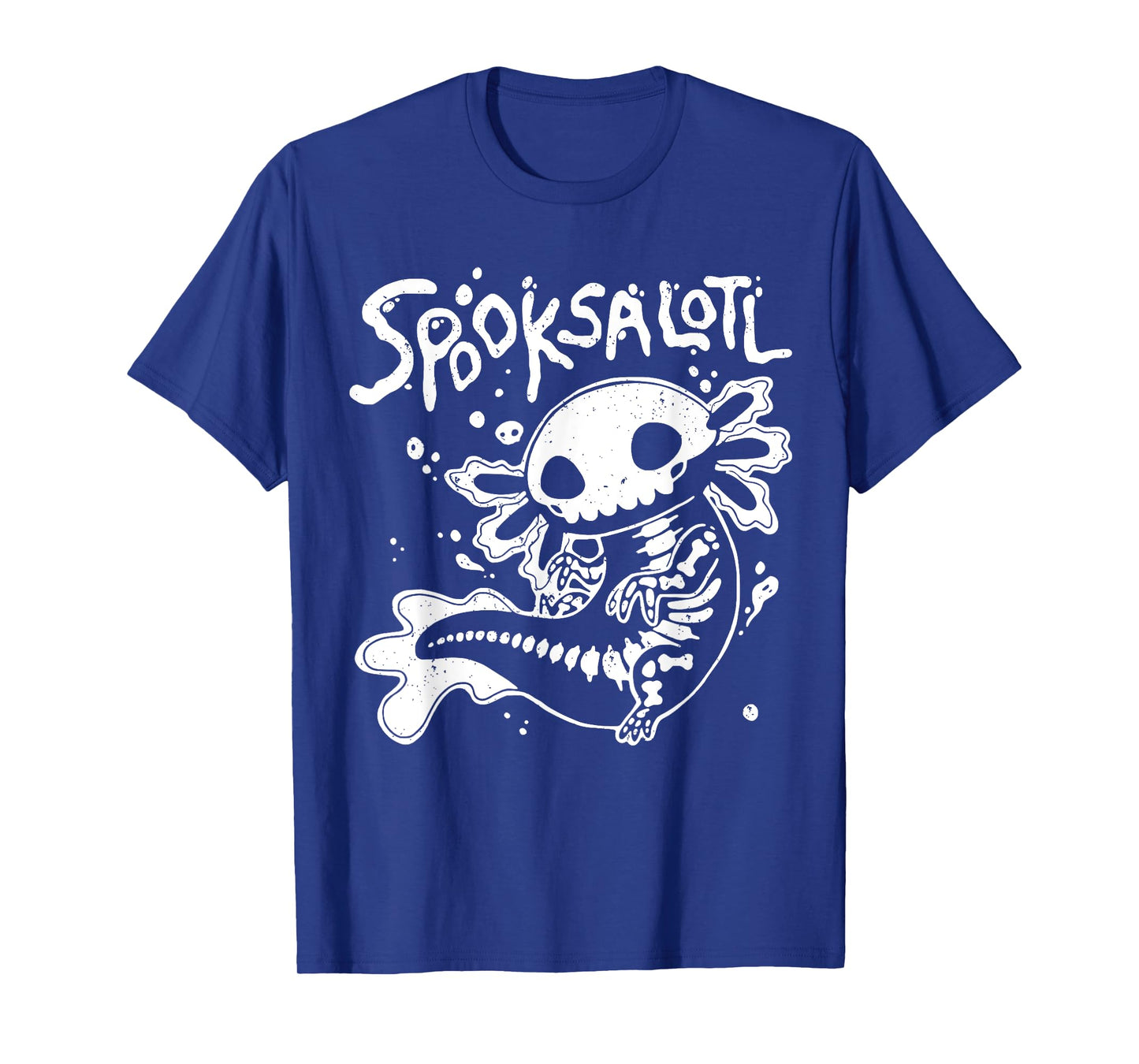 Halloween Cute Skeleton Spooksalotl Halloween Axolotl T-Shirt