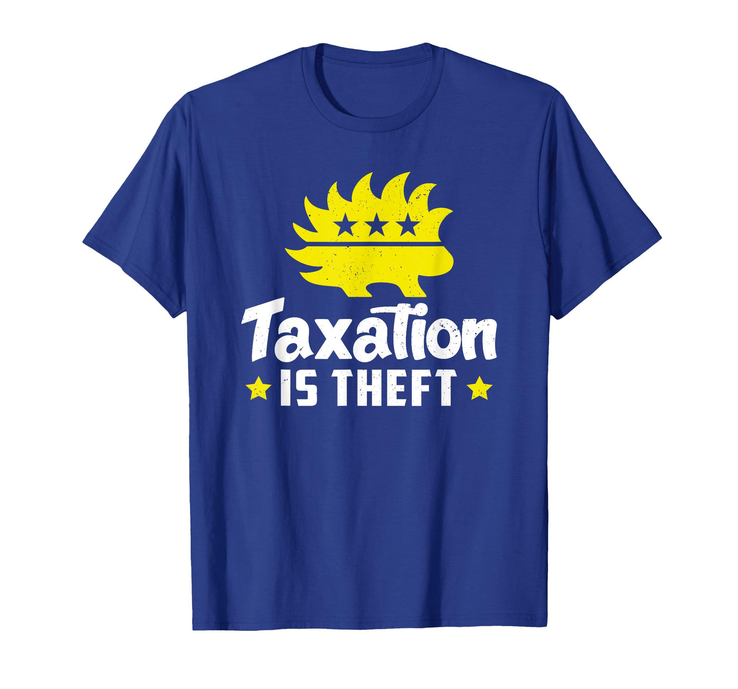 Loveration TAXATION IS THEFT Funny Porcupine T-Shirt