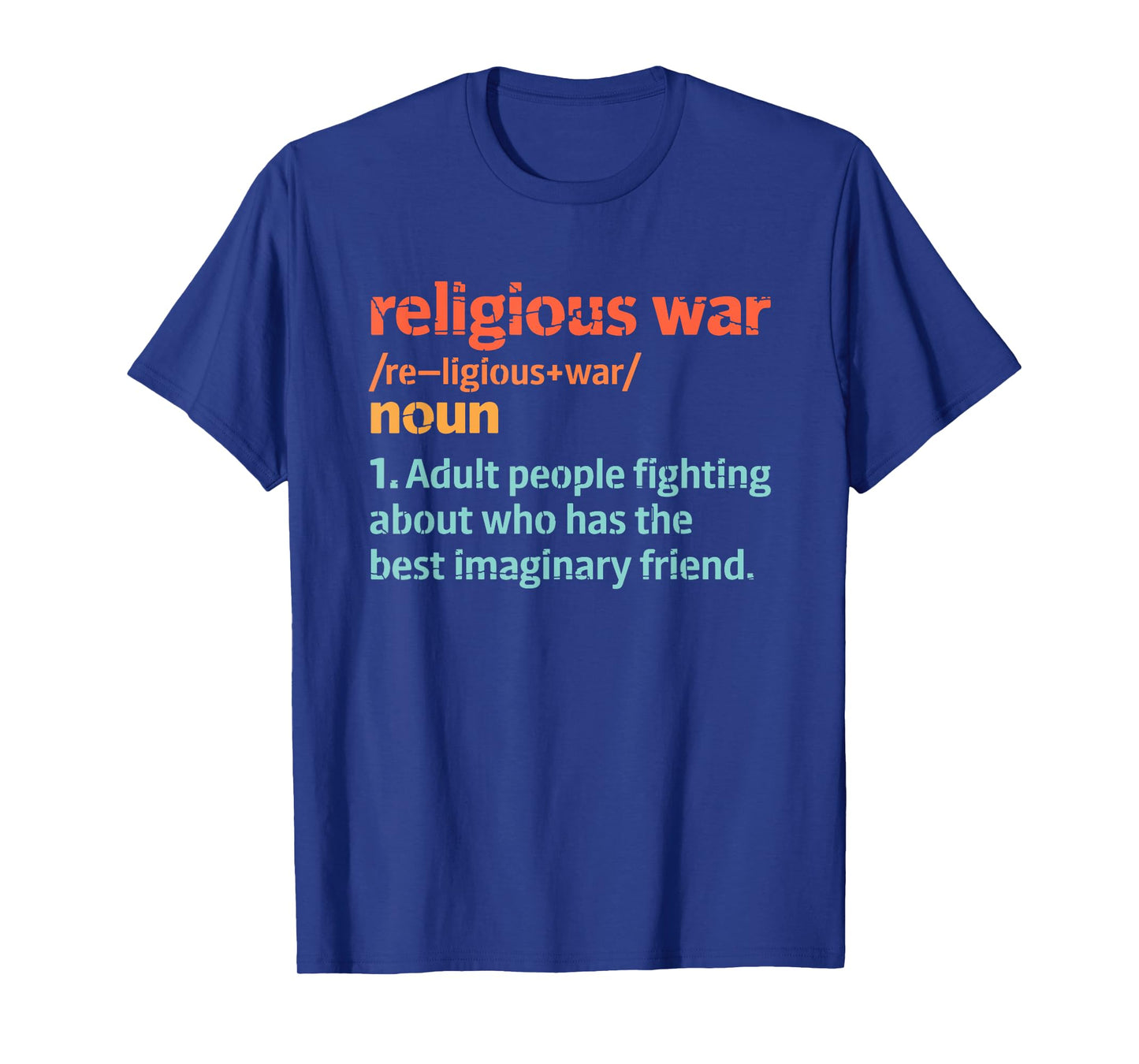 Dictionary Sarcastic Definition Religious War Definition T-Shirt - Unisex-Adults, Black, Small, Short Sleeve