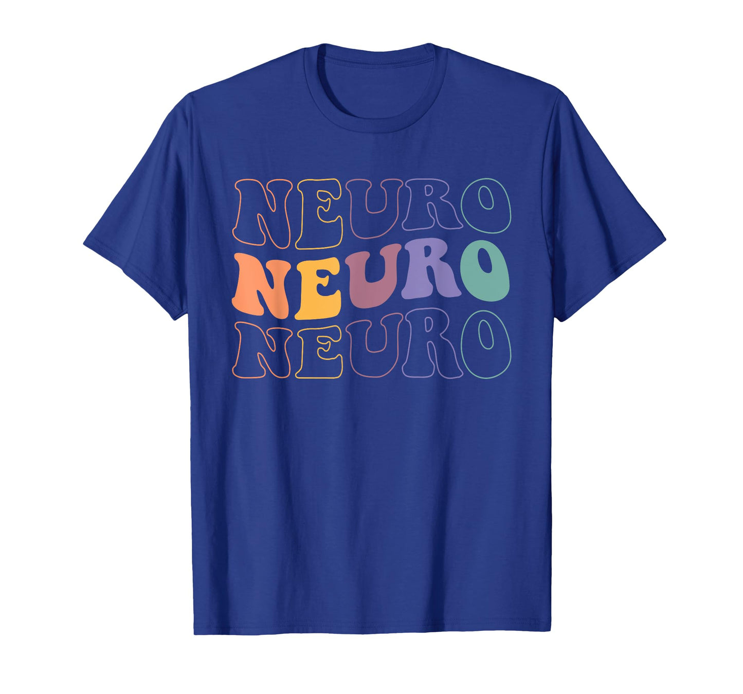 Retro Groovy In My Neuro Nurse Era Neuro Nursing Groovy Neuro Trauma Icu Nurse Neurology Nurse Neuroscience T-Shirt