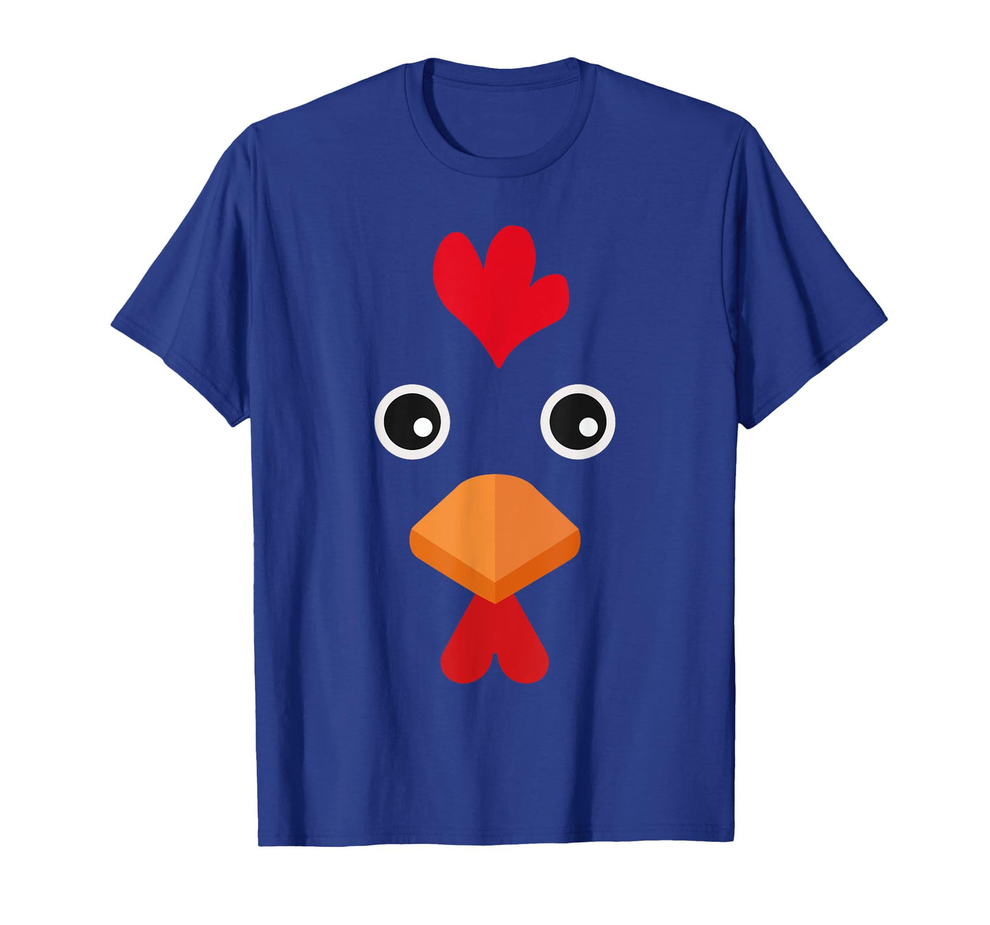 Chicken Halloween Costume Toddler Girls Kids Chicken Face T-Shirt