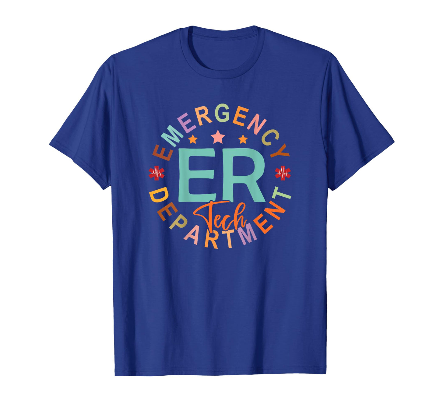 Emergency Department Tech Emergency Room Tech Back Of T-Shirt