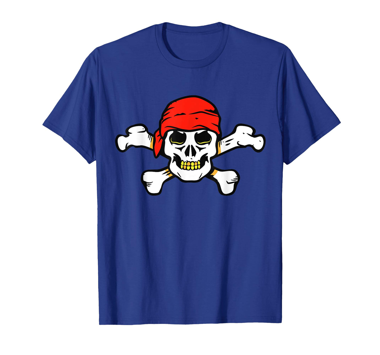 Pirate Skull And Crossbones Skeleton Halloween For Kids Boys T-Shirt